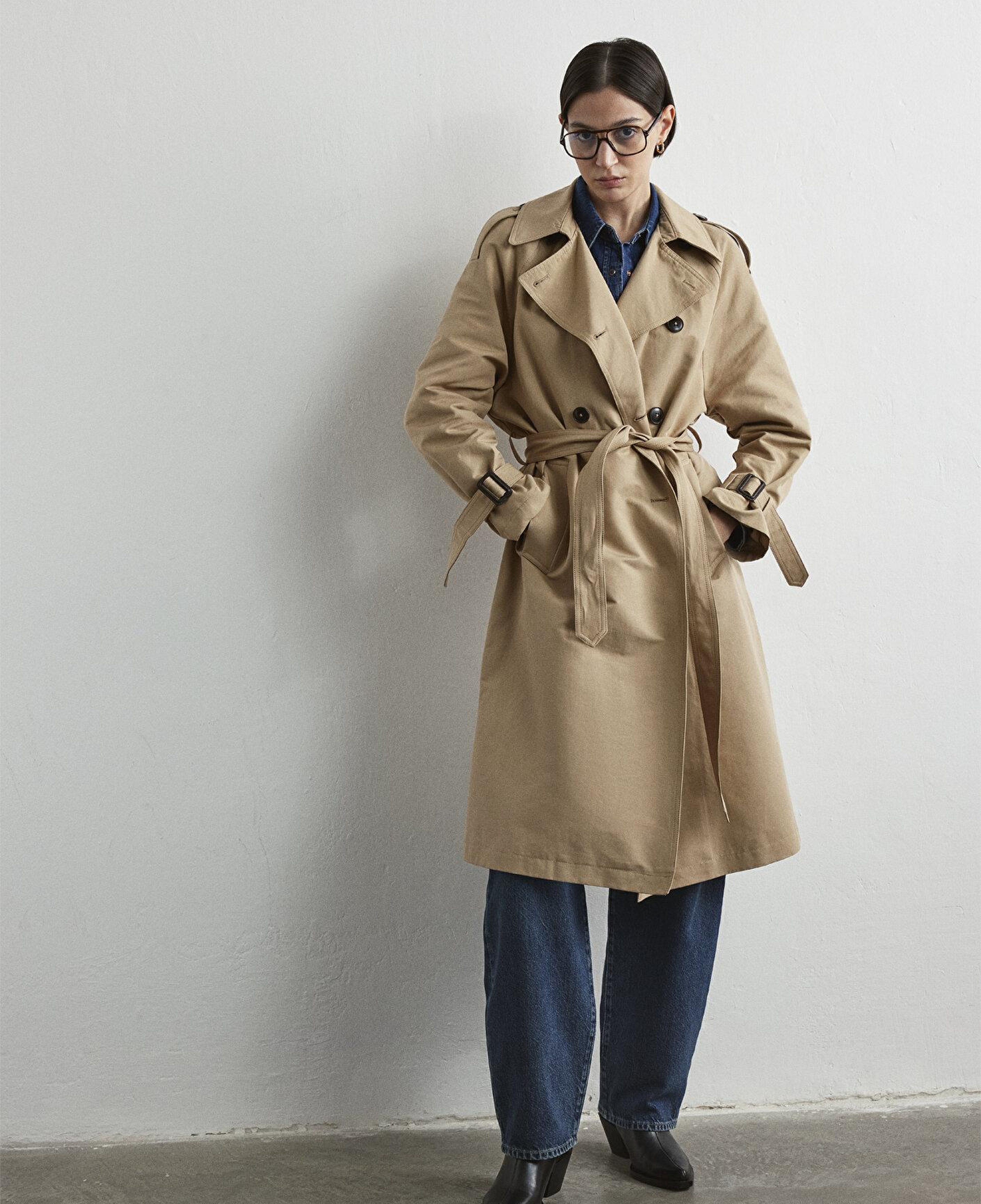Mavi Bej Trençkot 1110458-70202