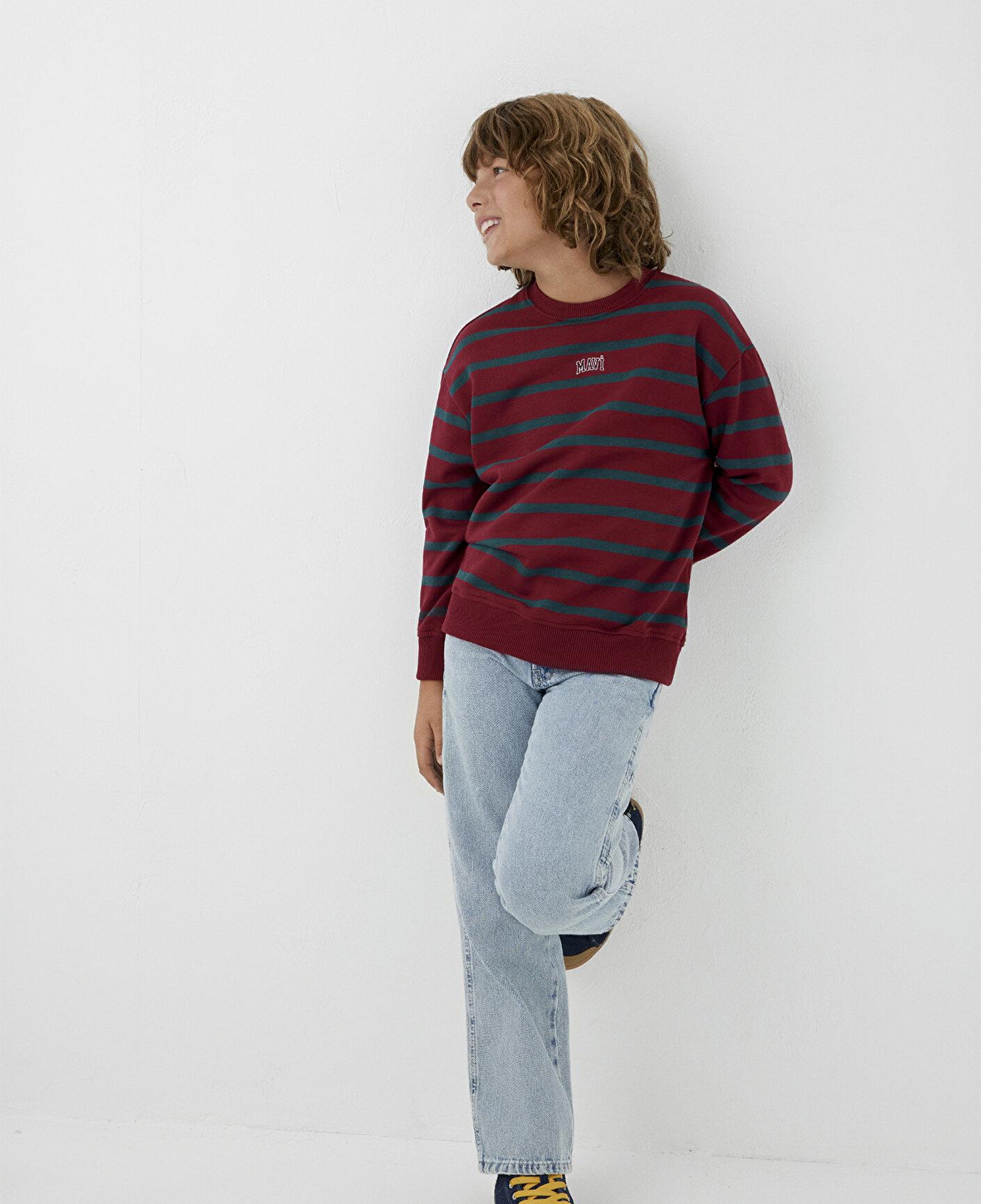 Mavi Yeşil Sweatshirt 6S10144-91628