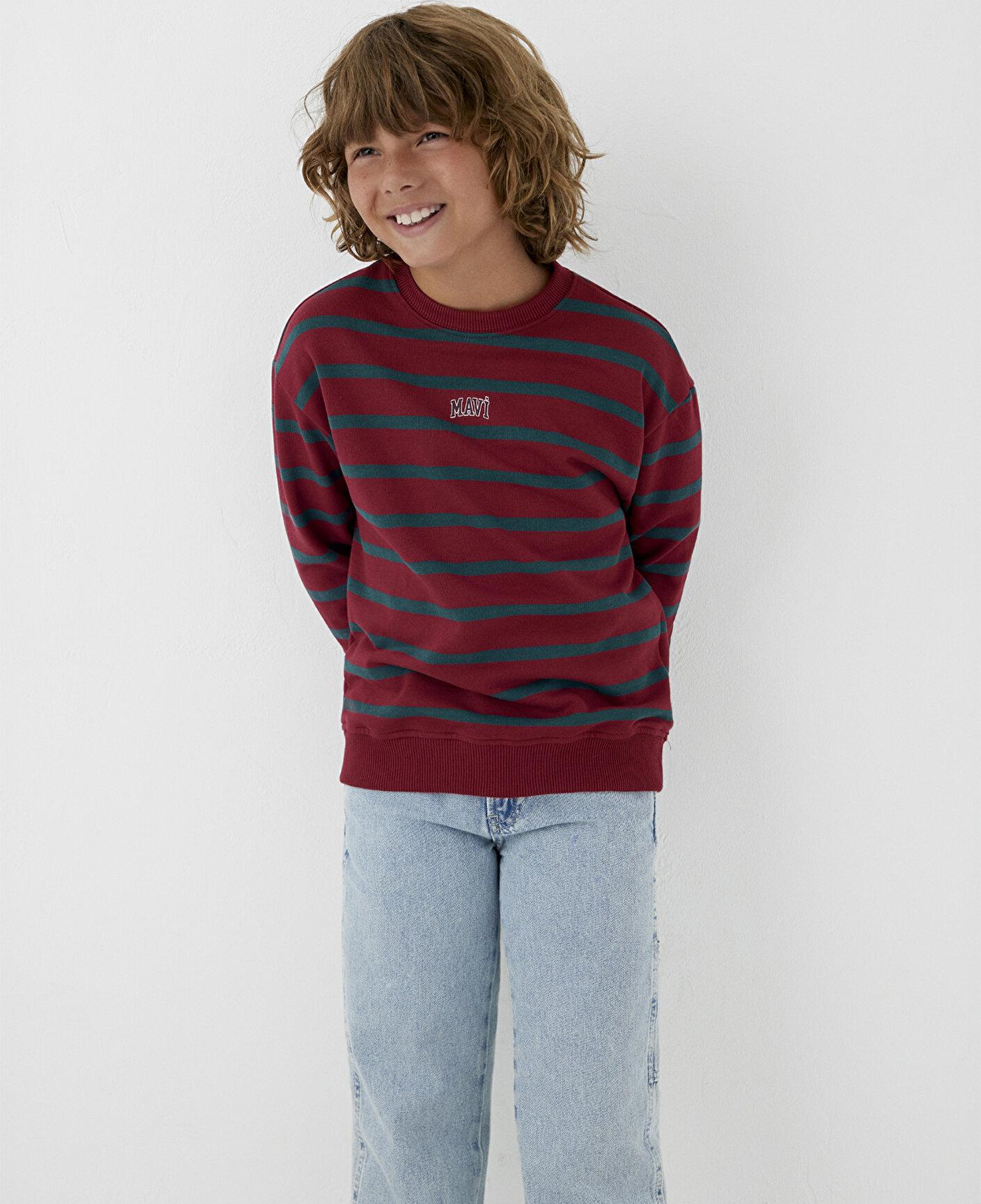 Mavi Yeşil Sweatshirt 6S10144-91628