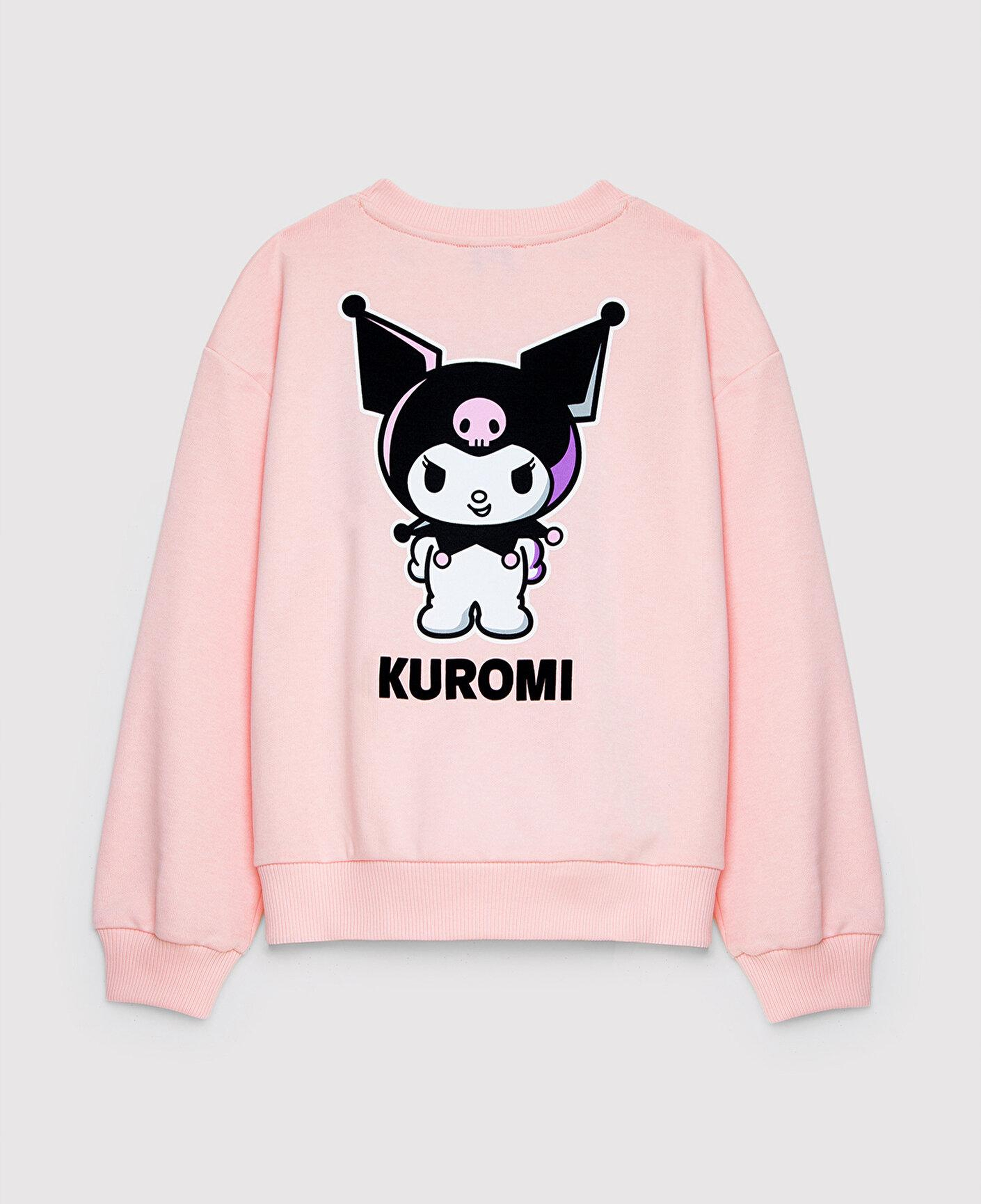 Mavi Kuromi Baskılı Kapüşonsuz Sweatshirt 7S10199-90773