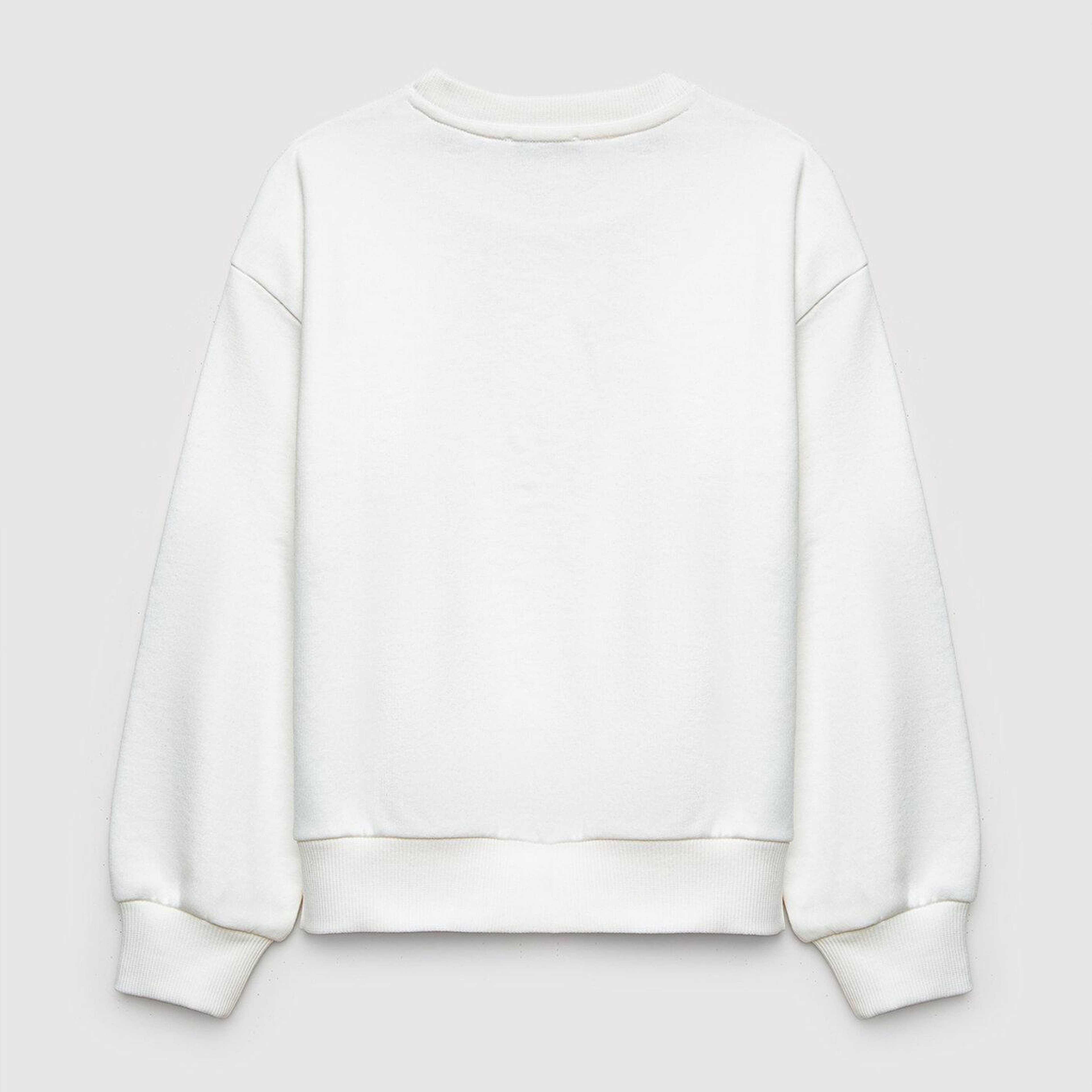 Mavi Lola Bunny Baskılı Kapüşonsuz Sweatshirt 7S10213-70057