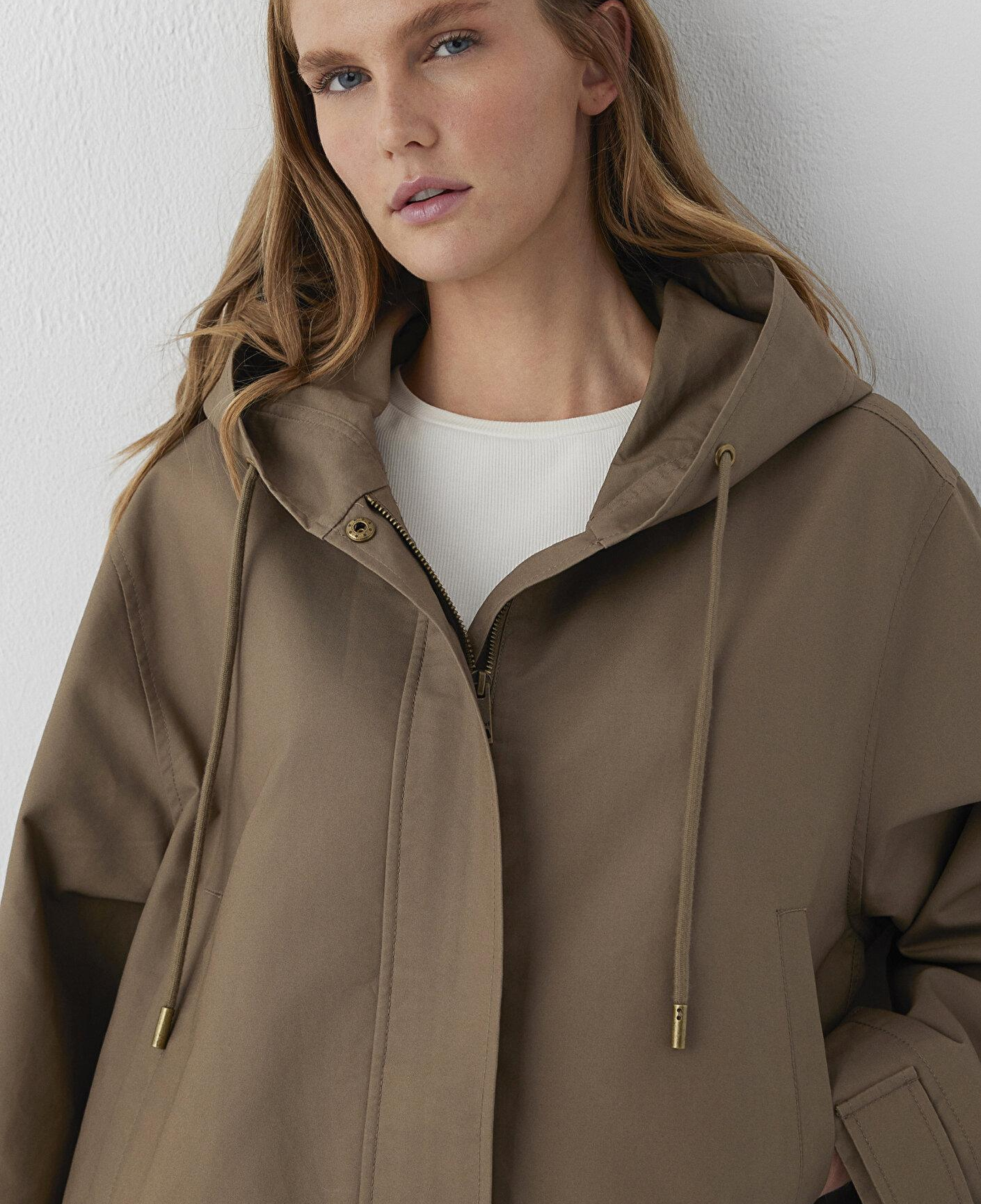 Mavi Kahverengi Ceket Oversize / Geniş Kesim 1110888-85555