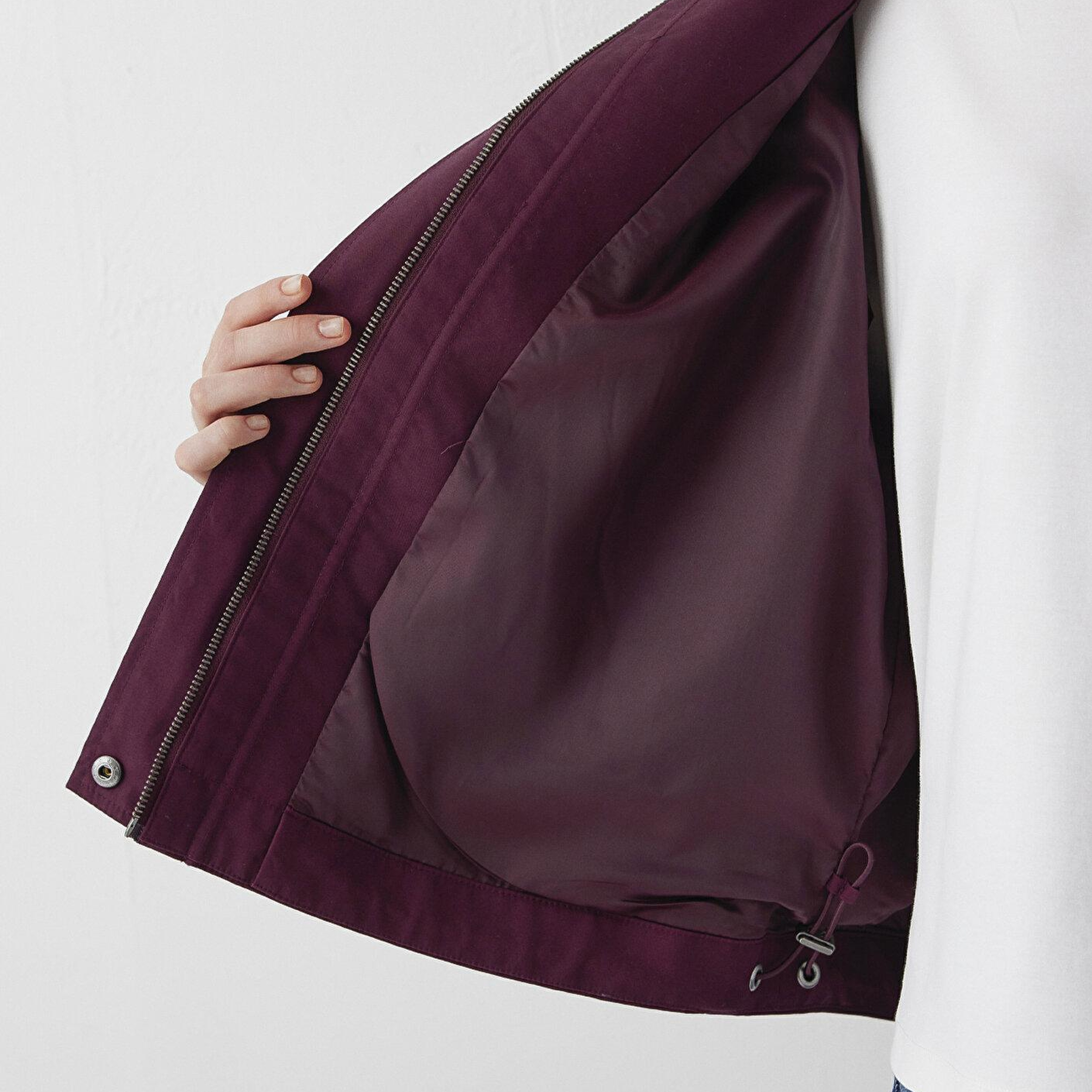 Mavi Bordo Ceket Oversize / Geniş Kesim 1110888-70434