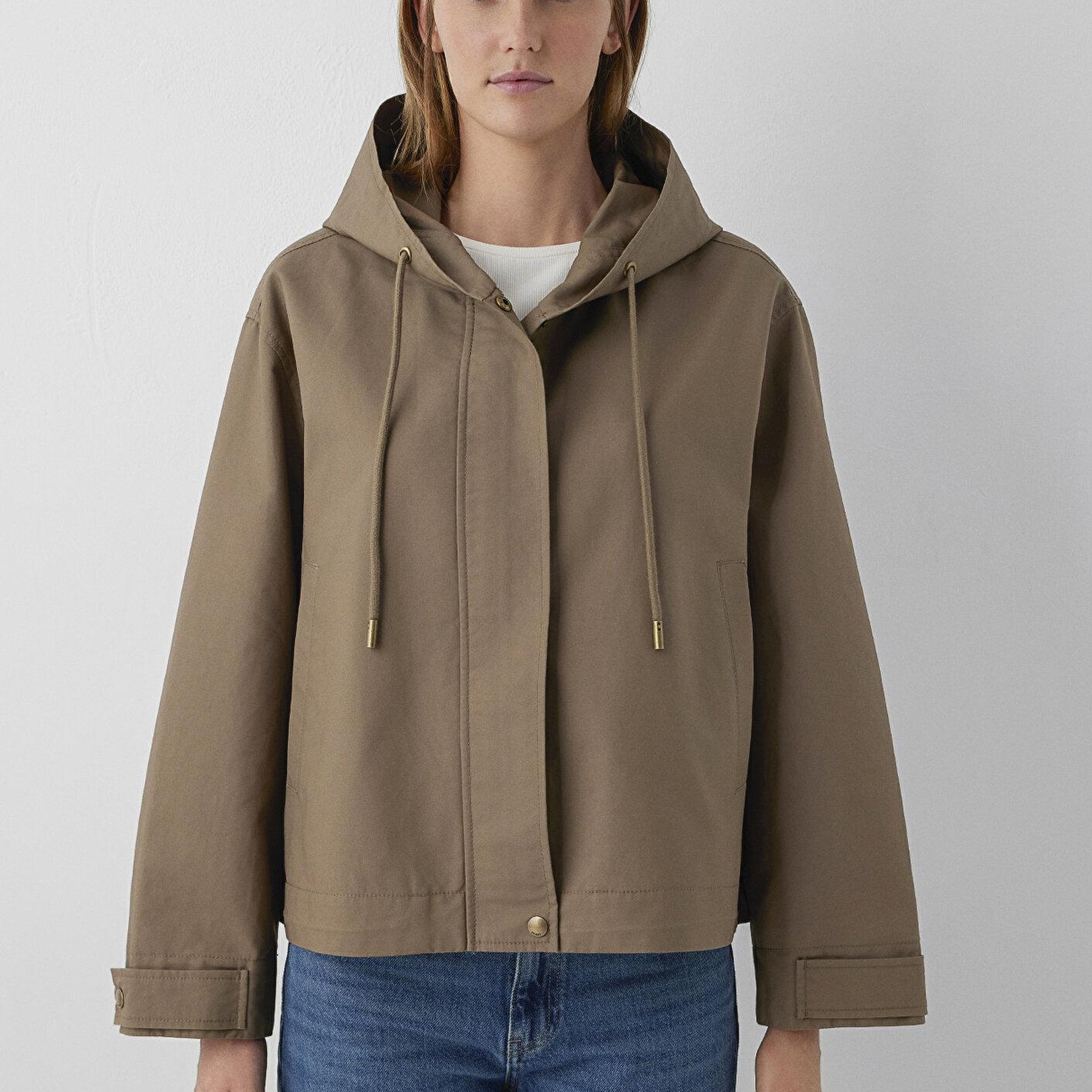 Mavi Kahverengi Ceket Oversize / Geniş Kesim 1110888-85555