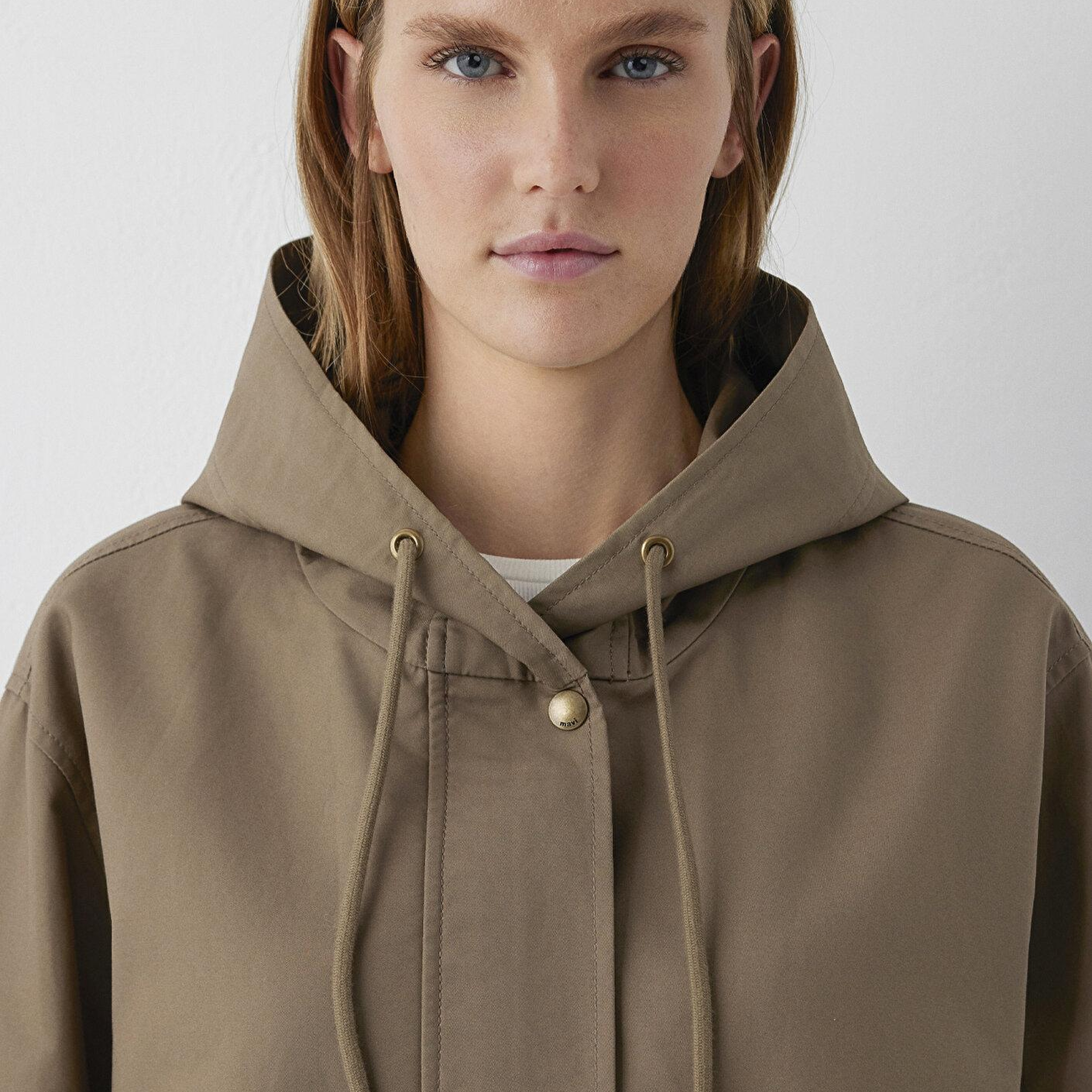 Mavi Kahverengi Ceket Oversize / Geniş Kesim 1110888-85555