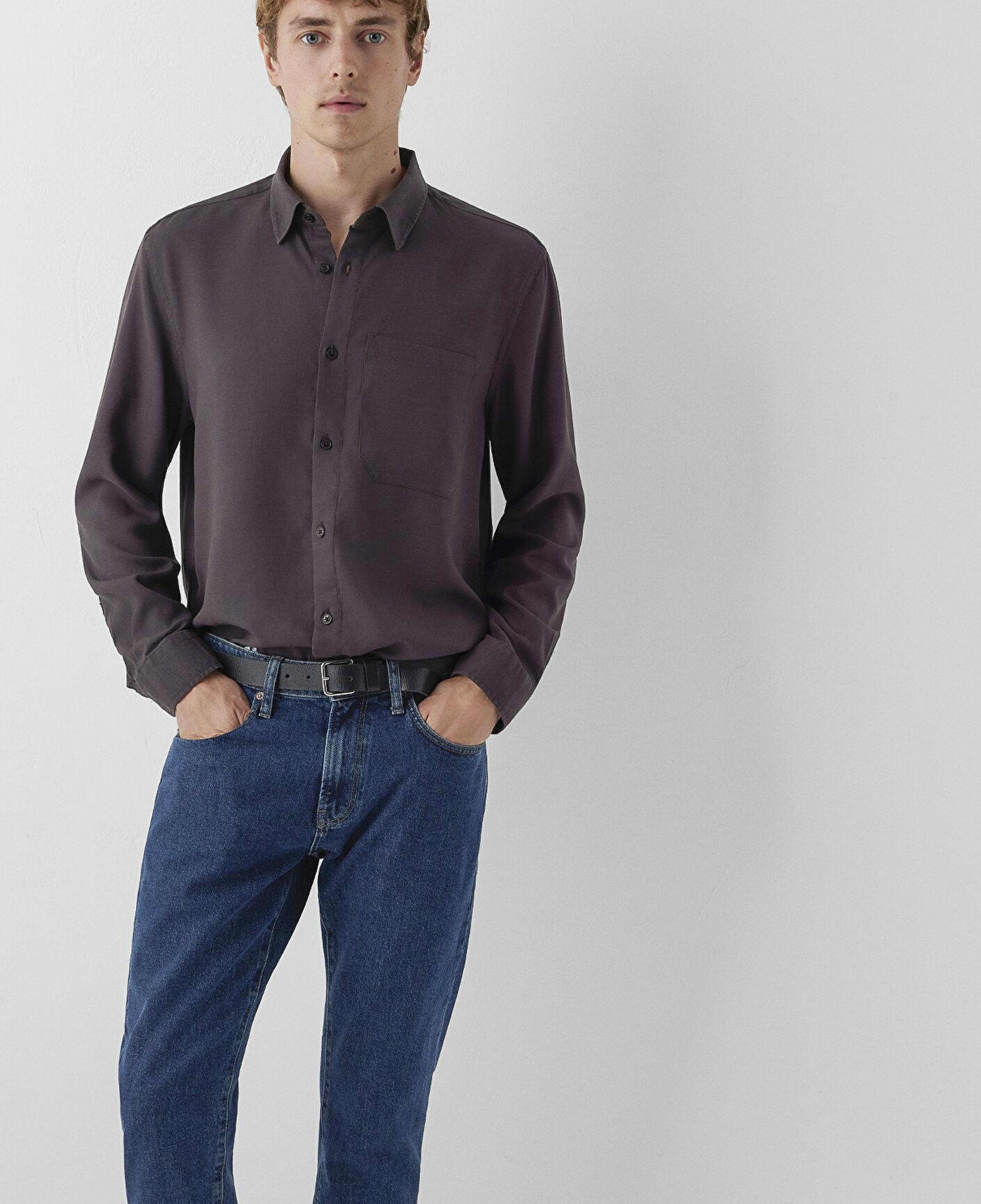 Mavi (Tencel™) Lyocell Kahverengi Gömlek Regular Fit / Normal Kesim 0212075-90892