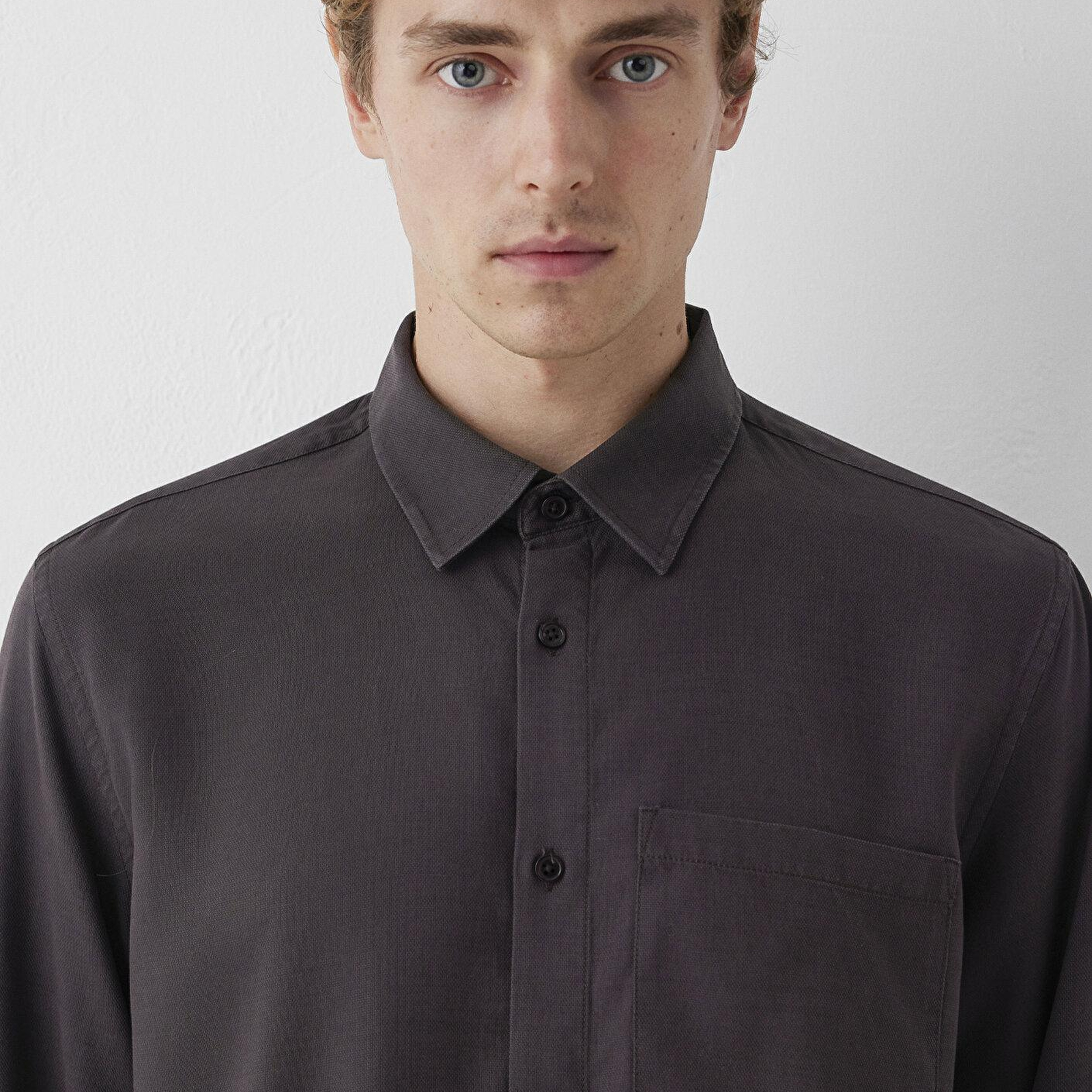 Mavi (Tencel™) Lyocell Kahverengi Gömlek Regular Fit / Normal Kesim 0212075-90892