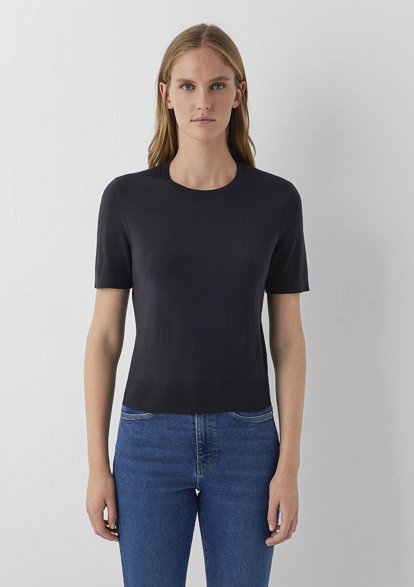 Mavi Siyah Kazak Slim Fit / Dar Kesim 1711009-900