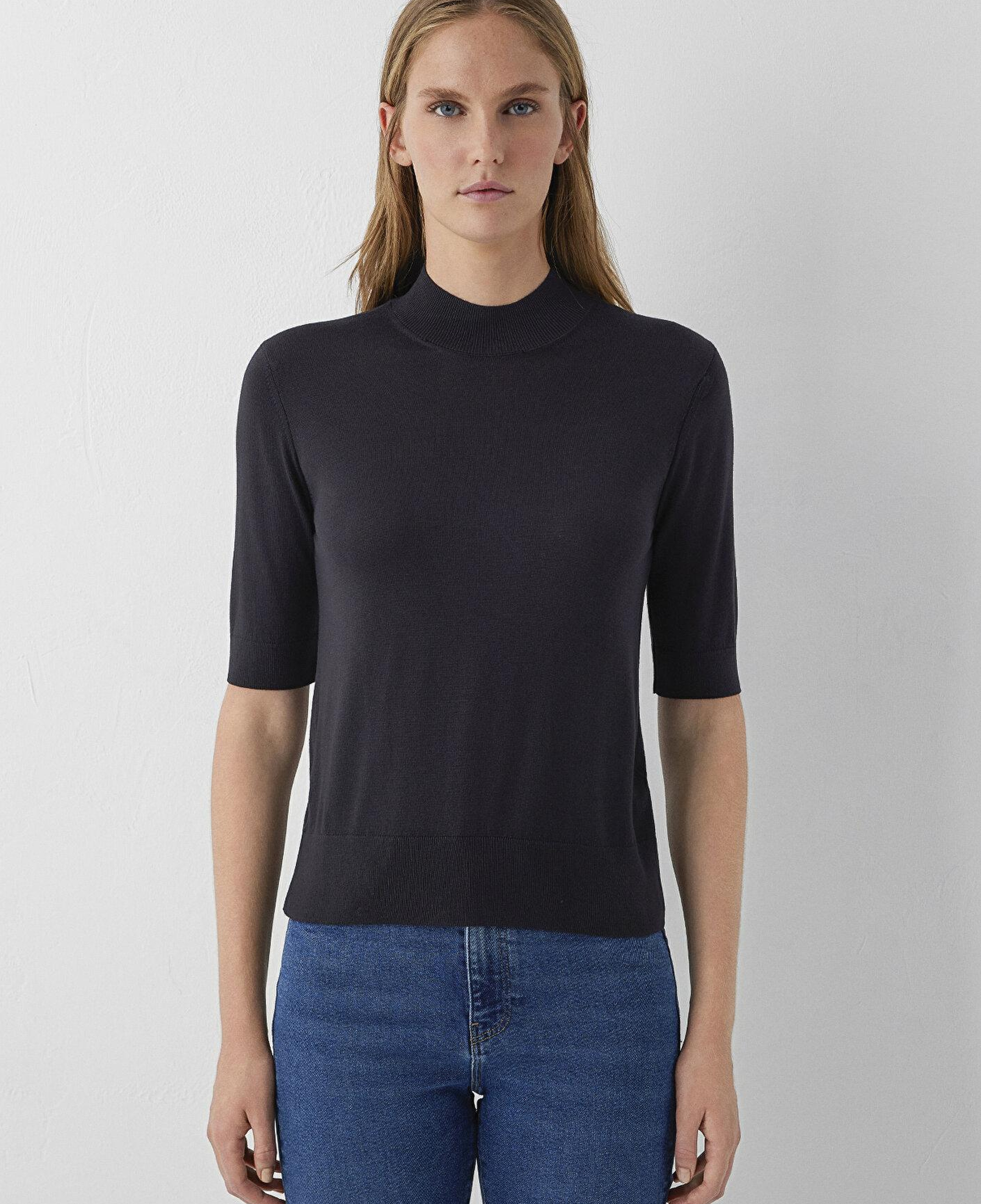 Mavi Siyah Kazak Slim Fit / Dar Kesim 1711007-900