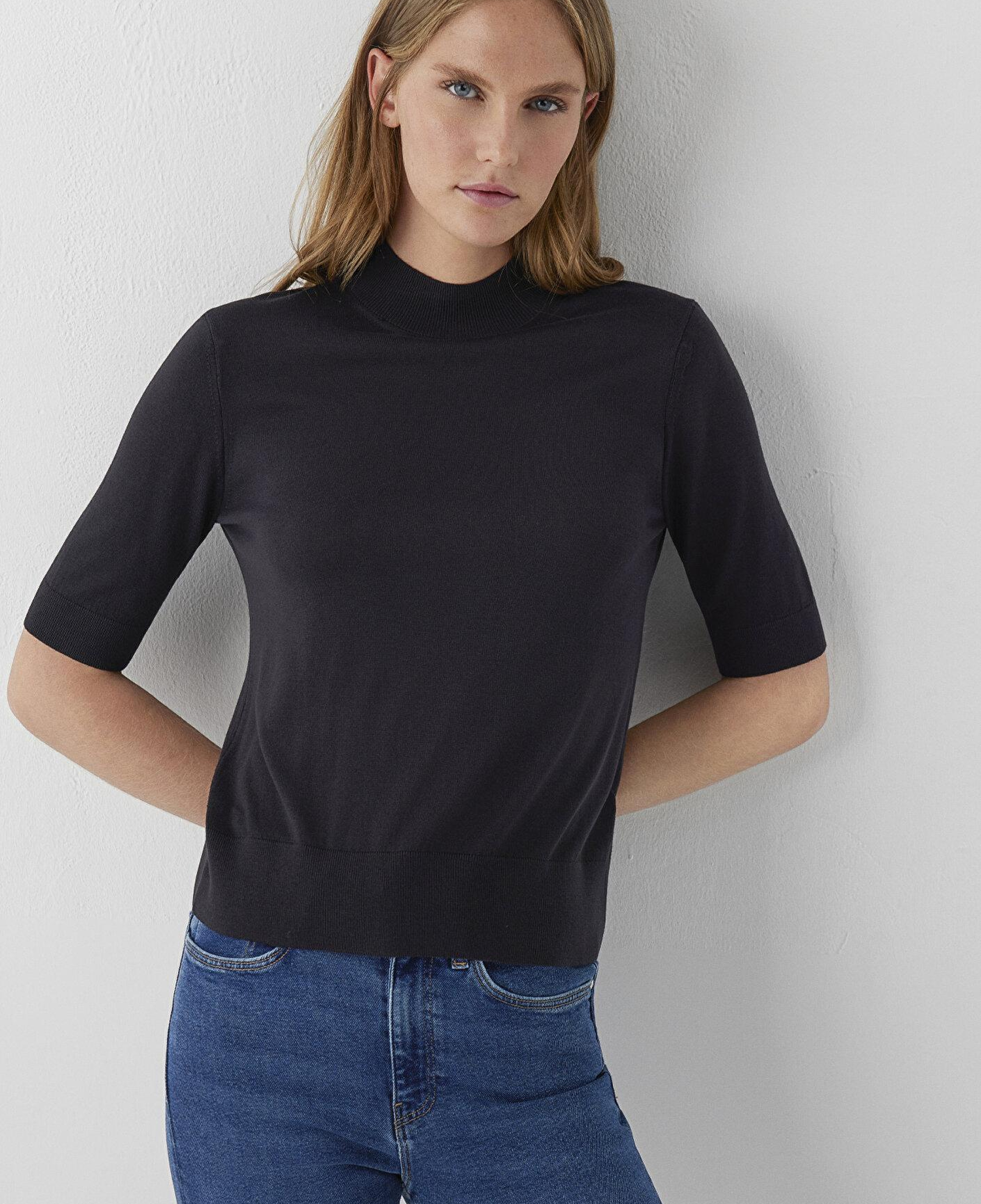 Mavi Siyah Kazak Slim Fit / Dar Kesim 1711007-900
