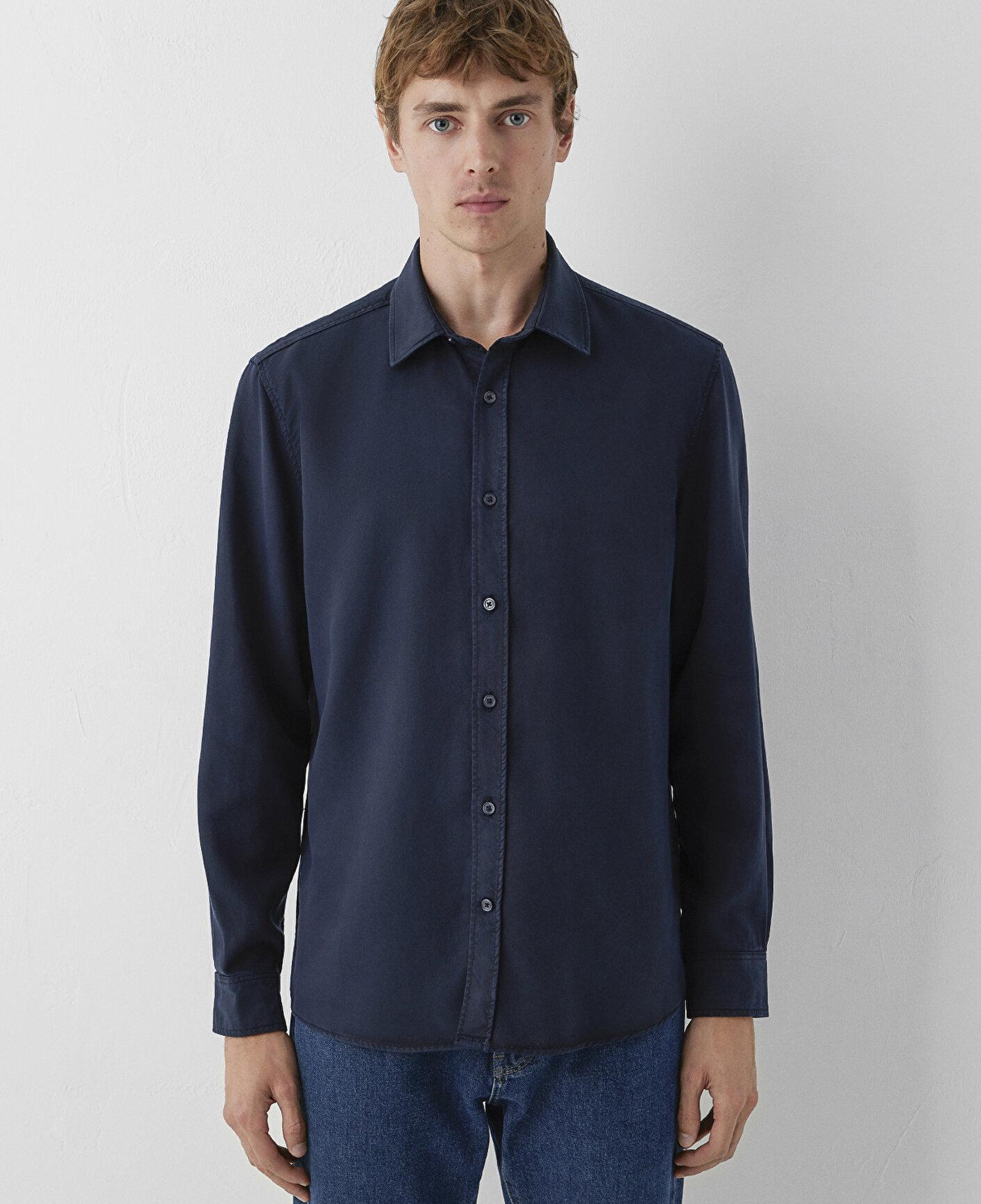 Mavi (TENCEL™) Lyocell Lacivert Gömlek Regular Fit / Normal Kesim 0210818-70489