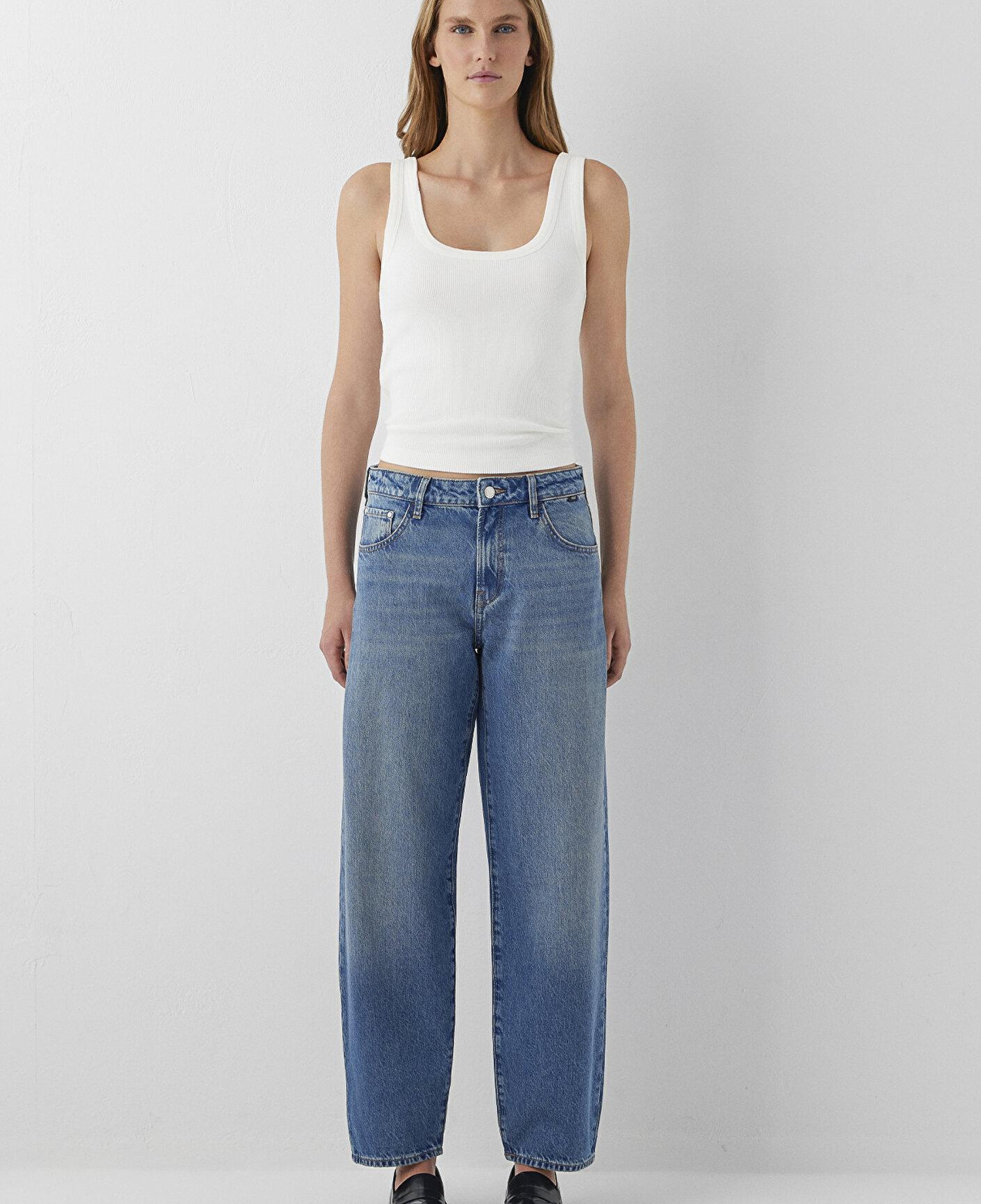 Mavi Leila Premium Blue Gölgeli Indigo Mavisi Jean Pantolon 1010600-A3812