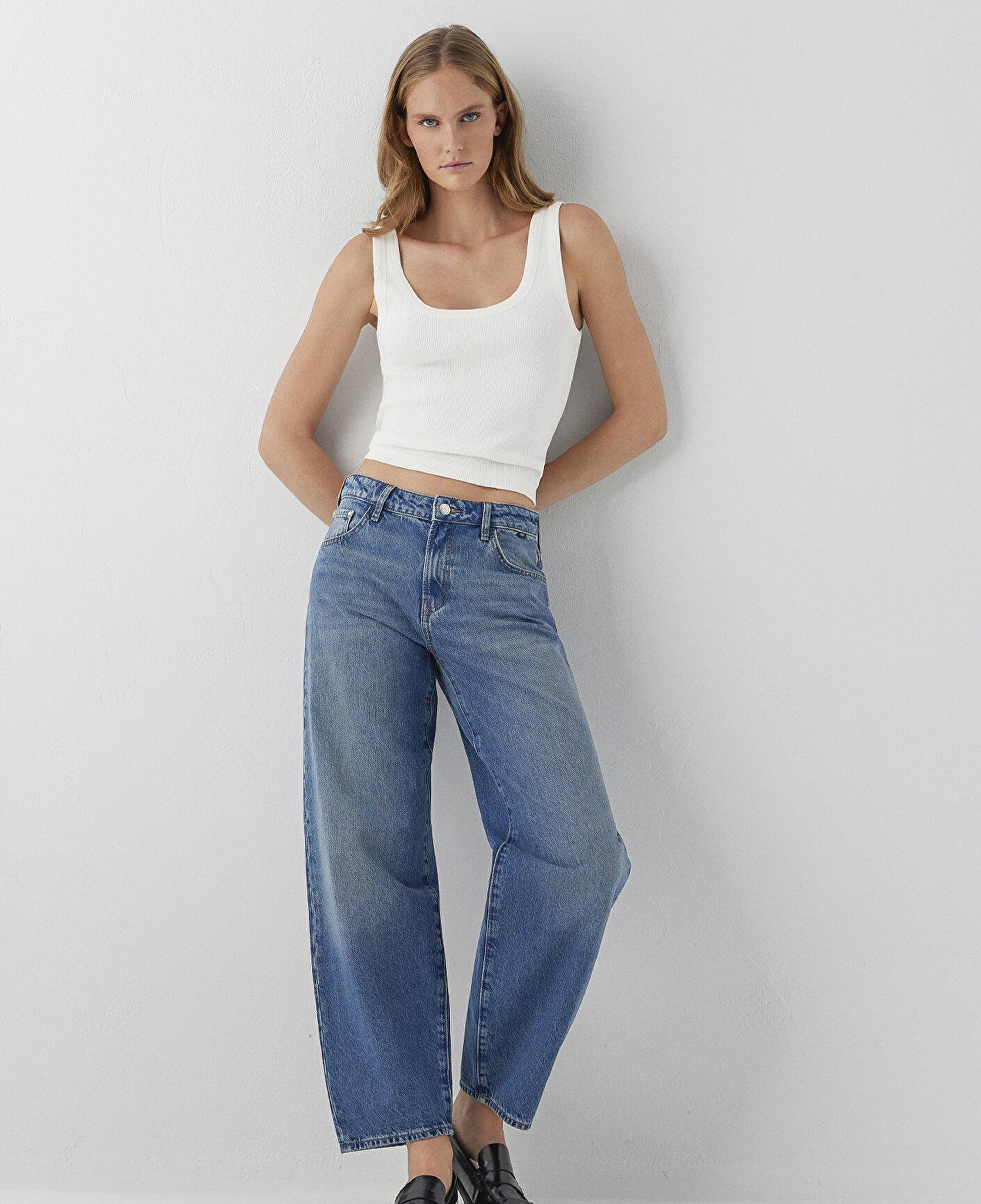 Mavi Leila Premium Blue Gölgeli Indigo Mavisi Jean Pantolon 1010600-A3812