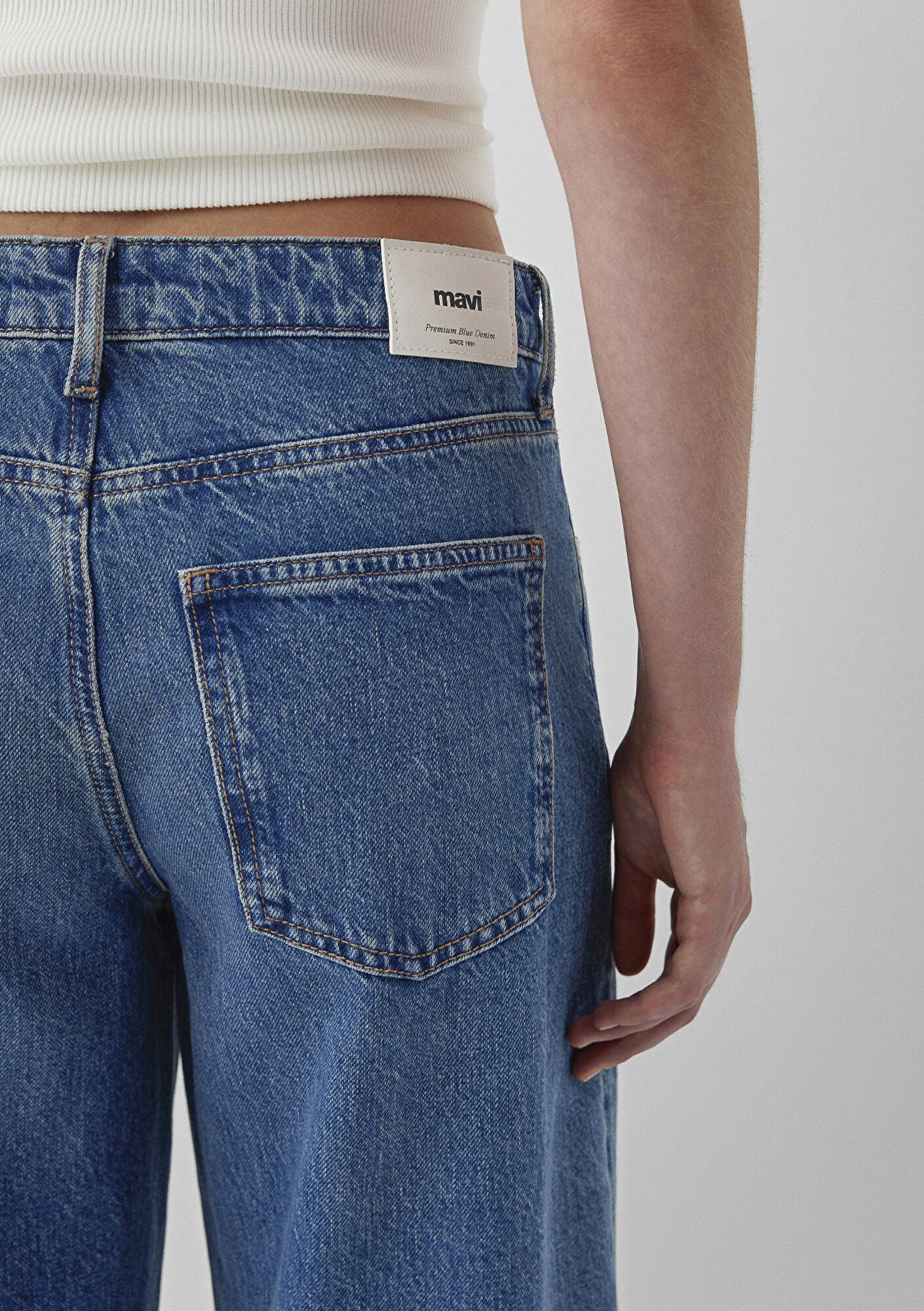 Mavi Leila Premium Blue Gölgeli Indigo Mavisi Jean Pantolon 1010600-A3812