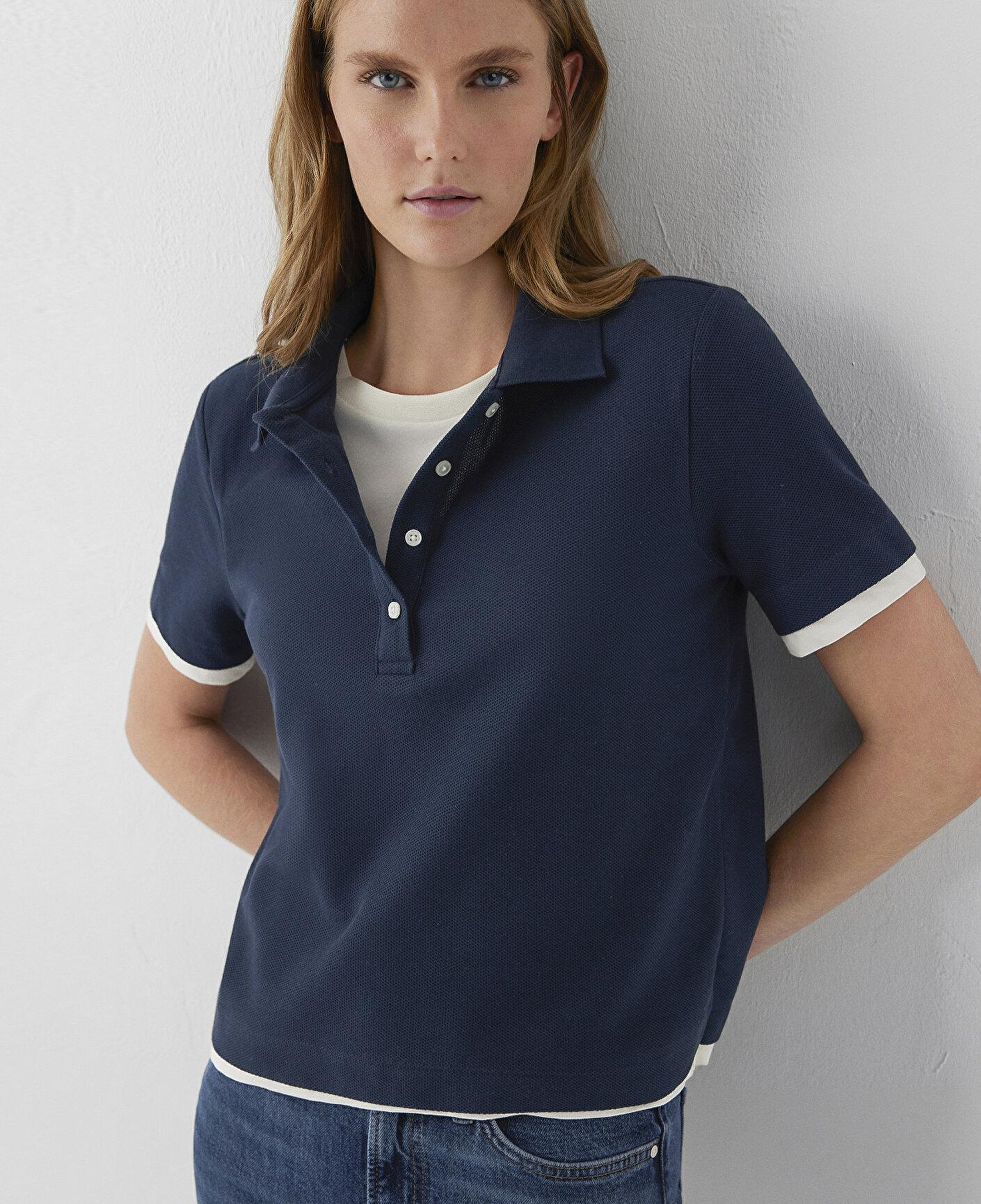 Mavi Çift Katlı Lacivert Polo Tişört Regular Fit / Normal Kesim 1614186-90372