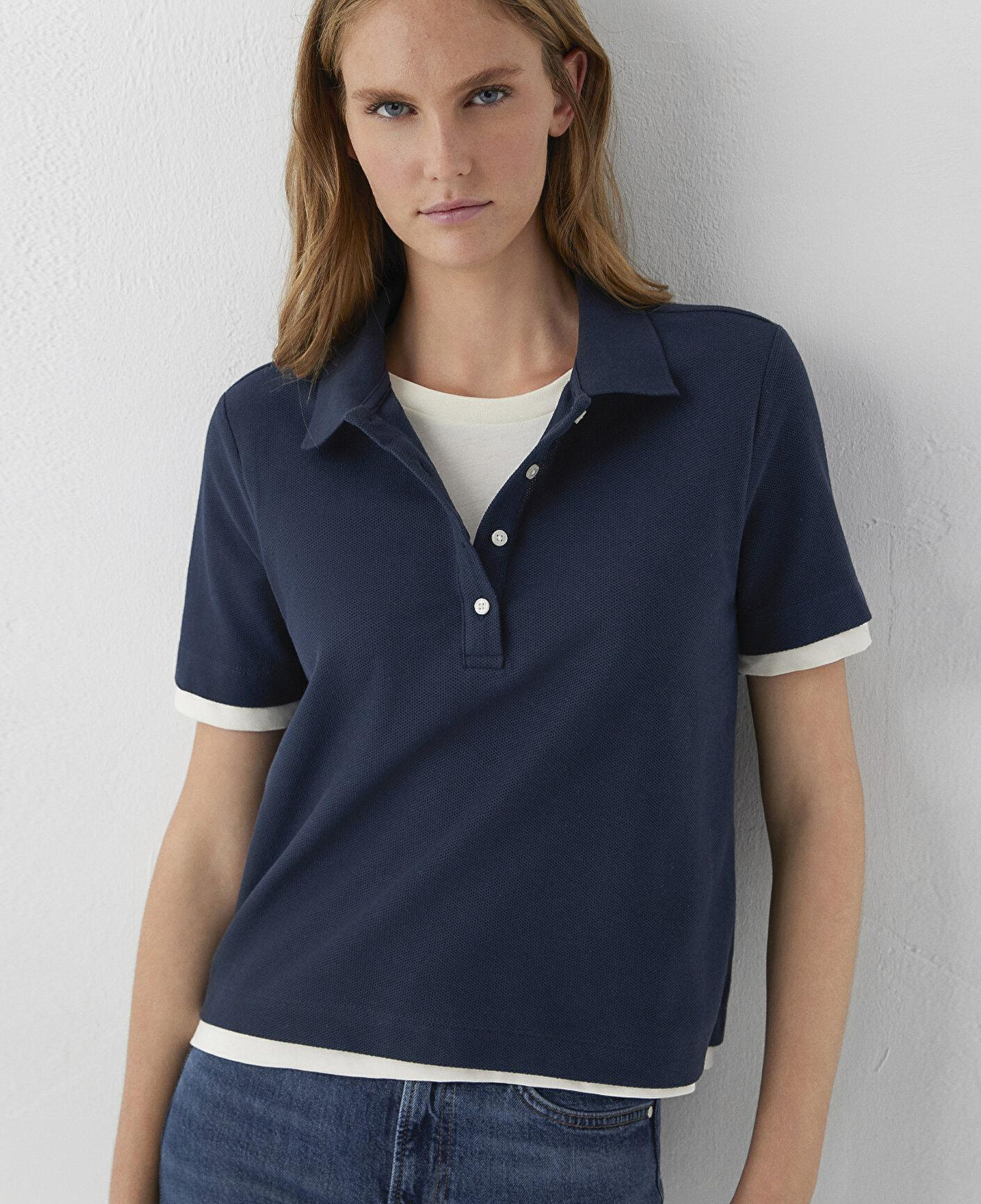 Mavi Çift Katlı Lacivert Polo Tişört Regular Fit / Normal Kesim 1614186-90372