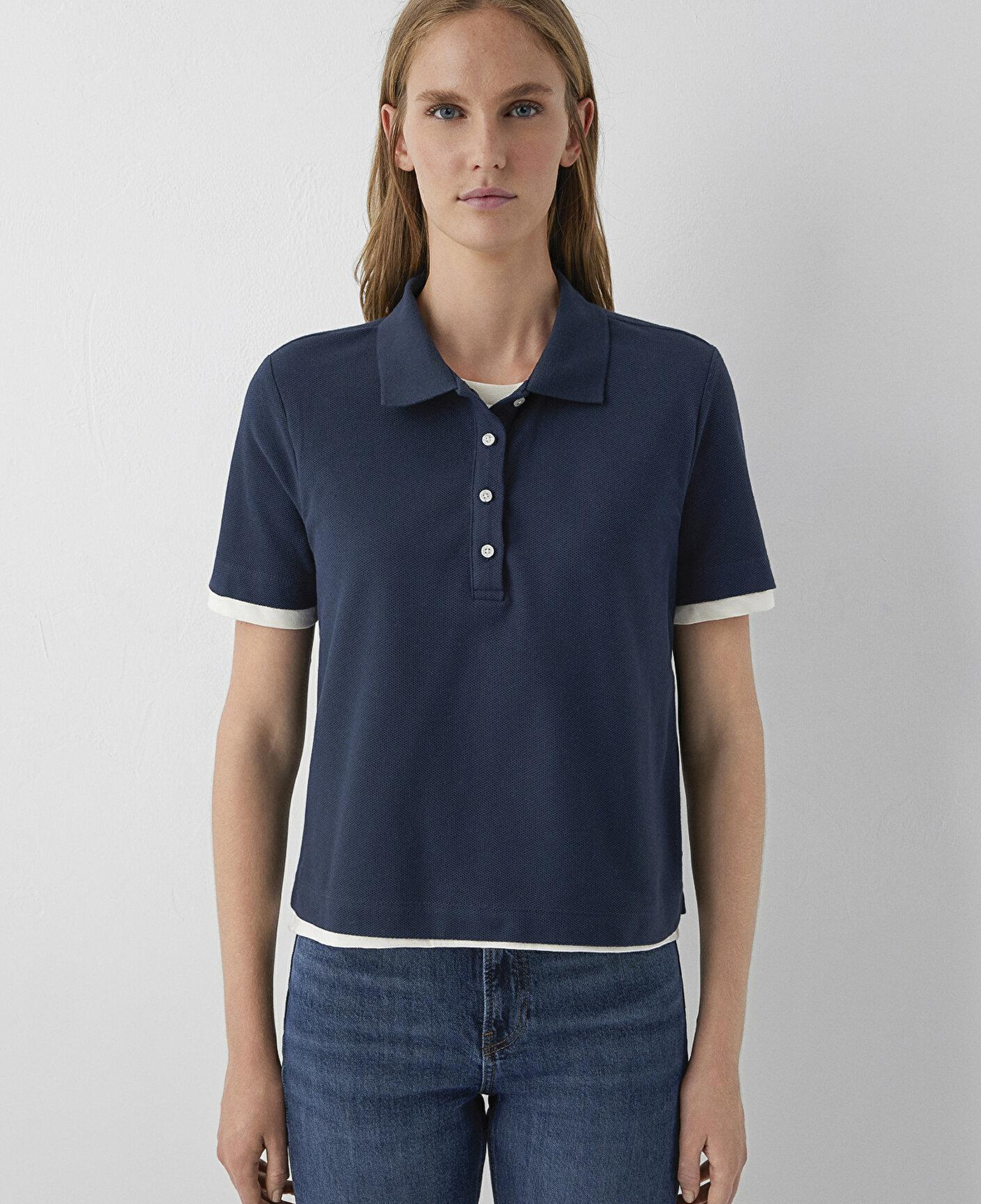Mavi Çift Katlı Lacivert Polo Tişört Regular Fit / Normal Kesim 1614186-90372