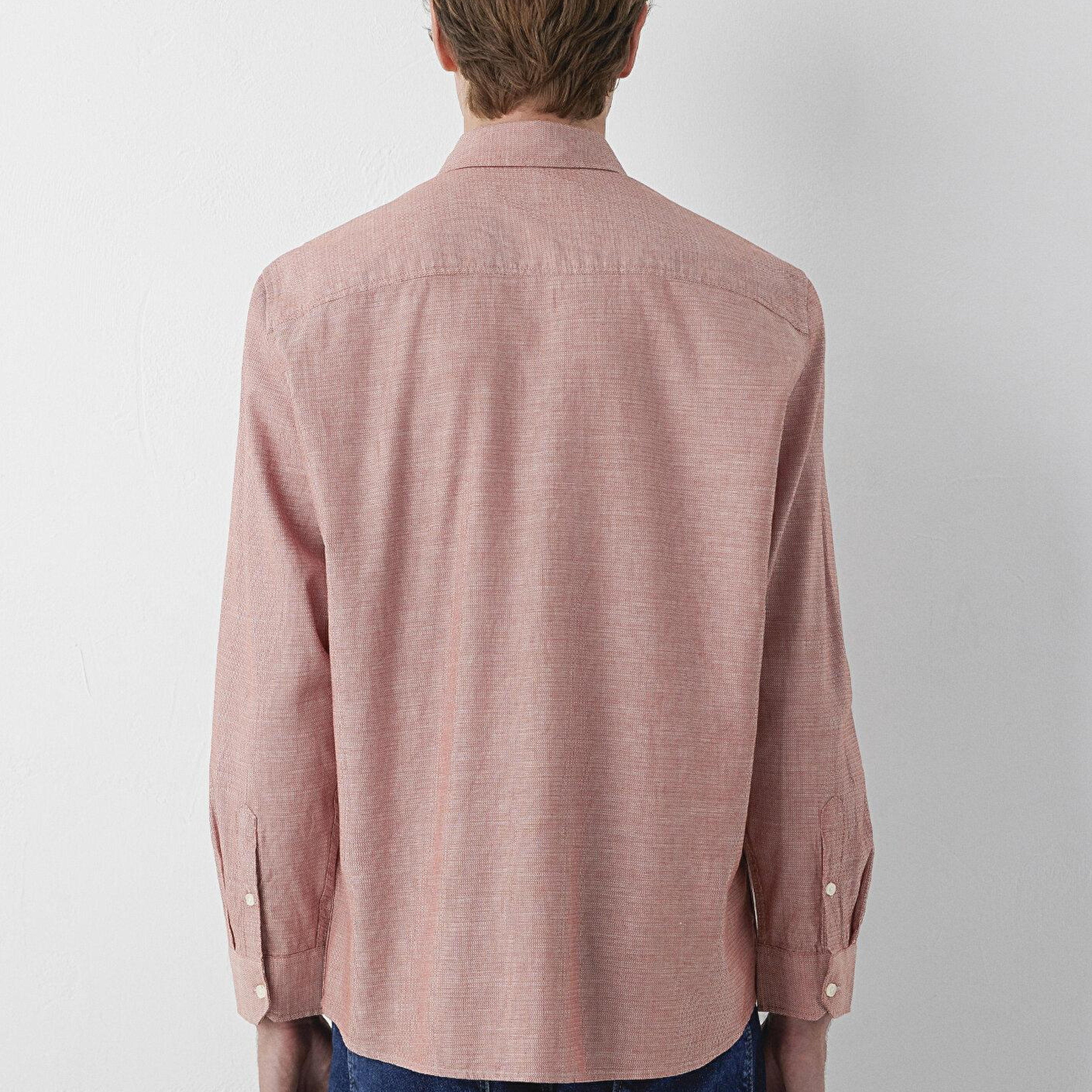 Mavi Pembe Gömlek Regular Fit / Normal Kesim 0212105-71098