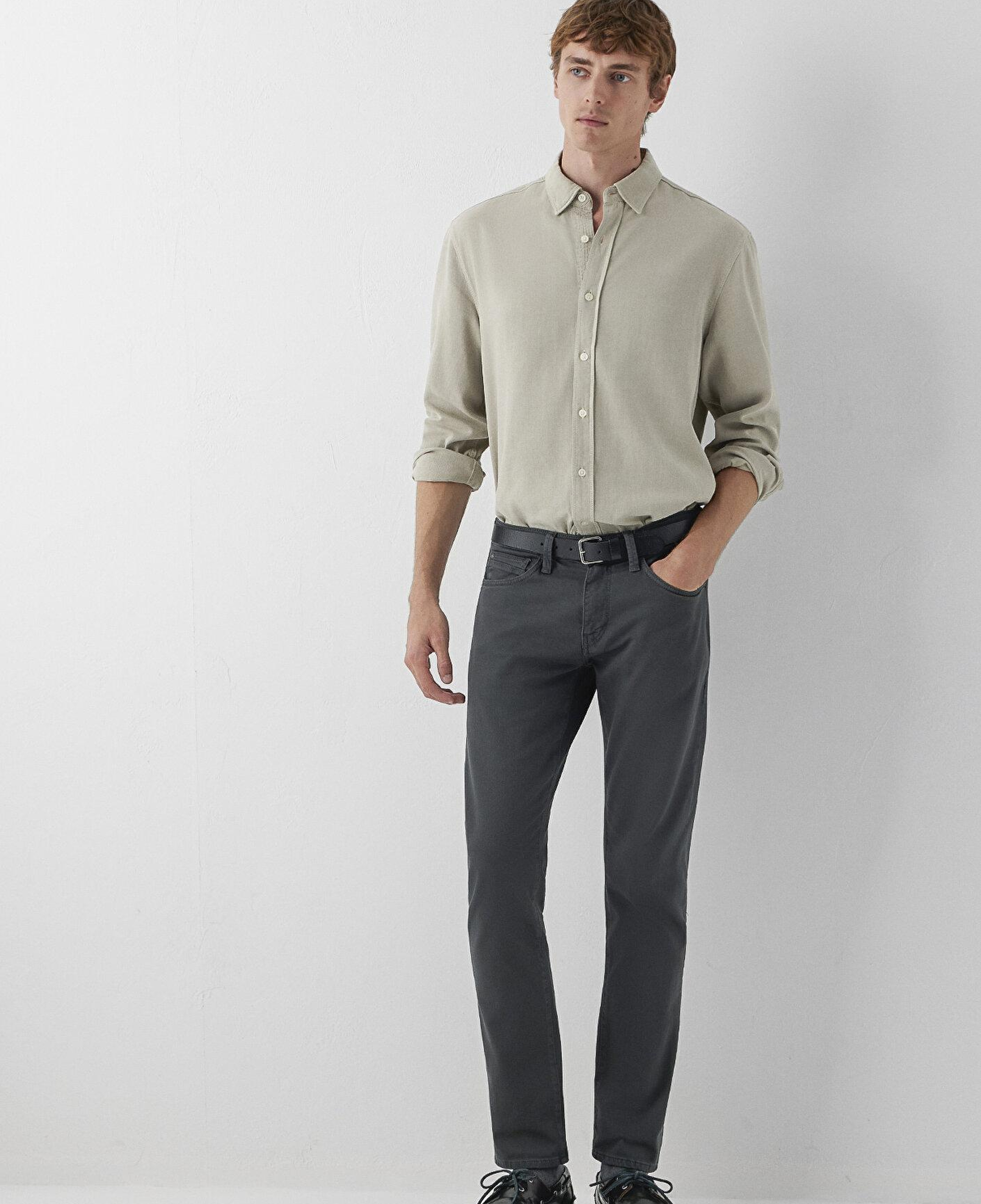 Mavi Jake Antrasit Comfort Gabardin Pantolon 00422A4093