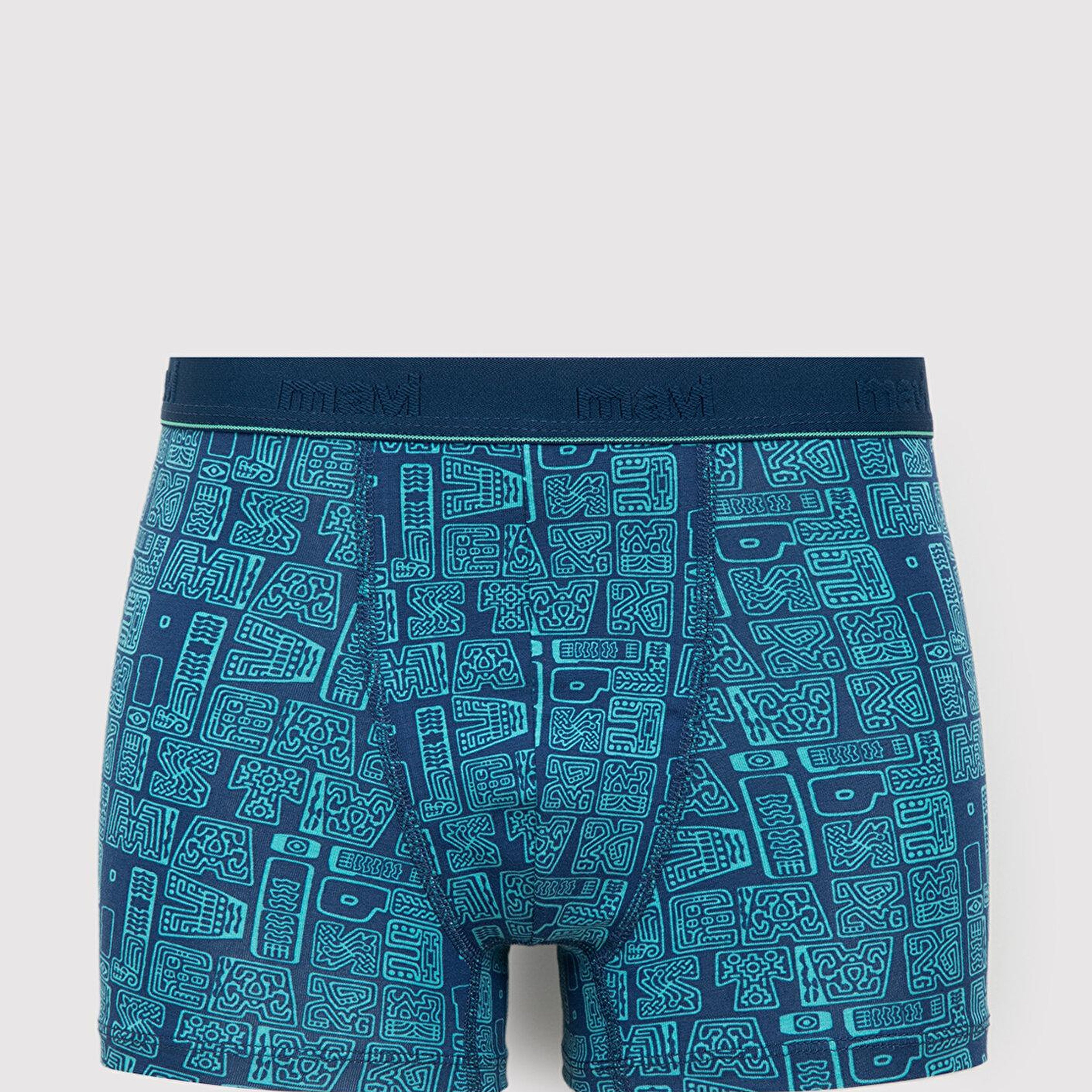 Mavi Baskılı Mavi Boxer 0912479-89110