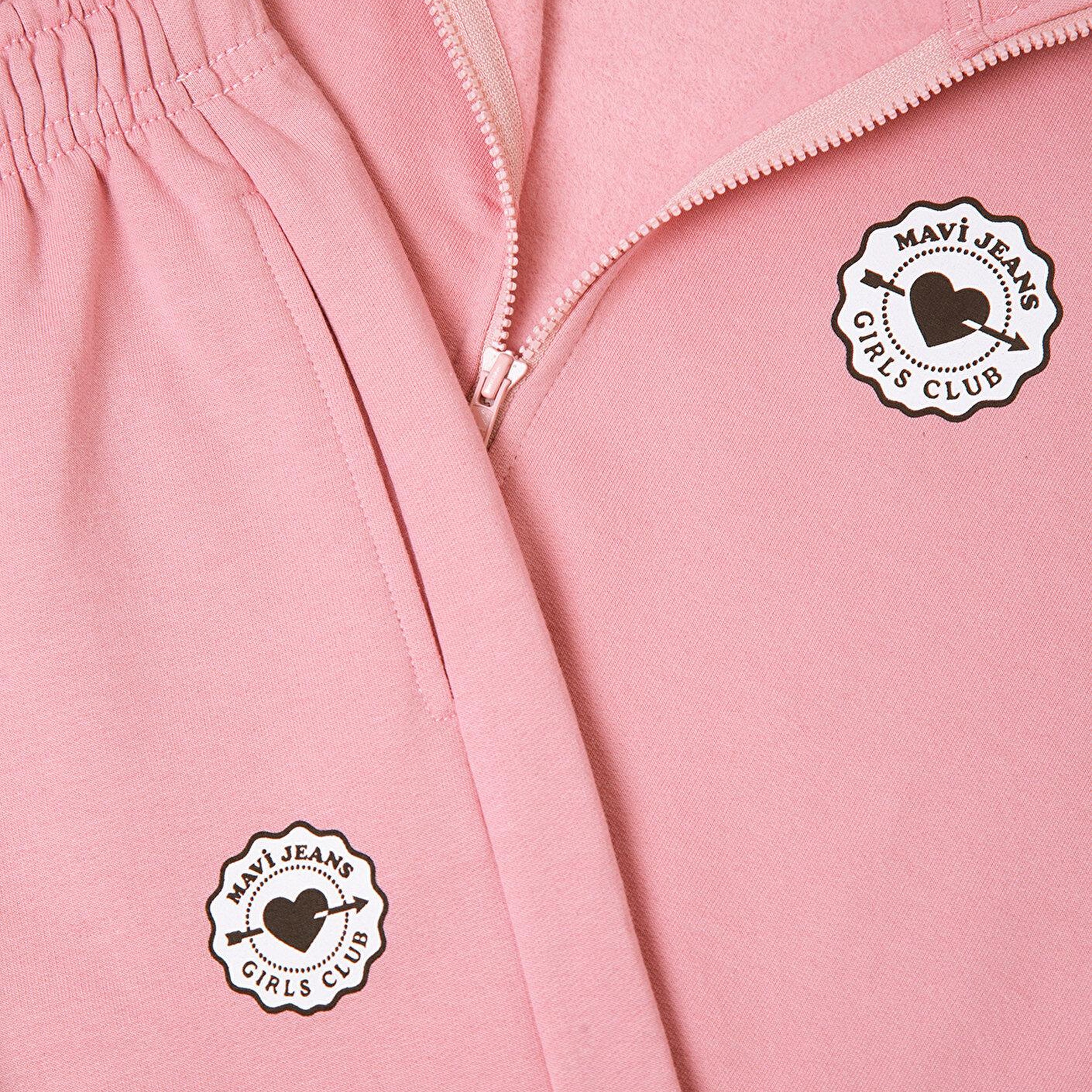 Mavi Mavi Logo Baskılı Pembe Eşofman Takımı 7T10007-71054
