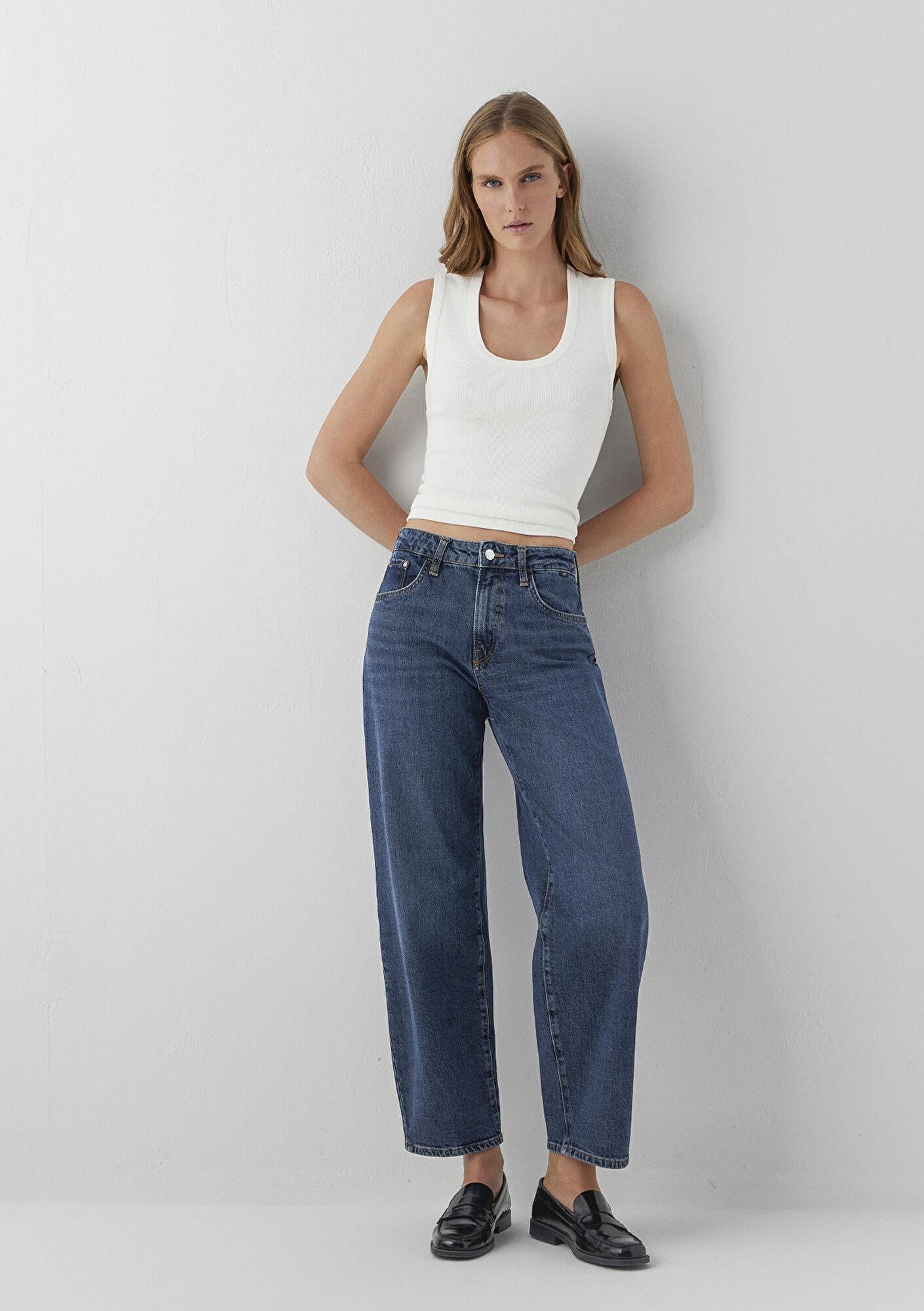 Mavi Leila Premium Blue Gölgeli Koyu Mavi Jean Pantolon 1010600-A6543