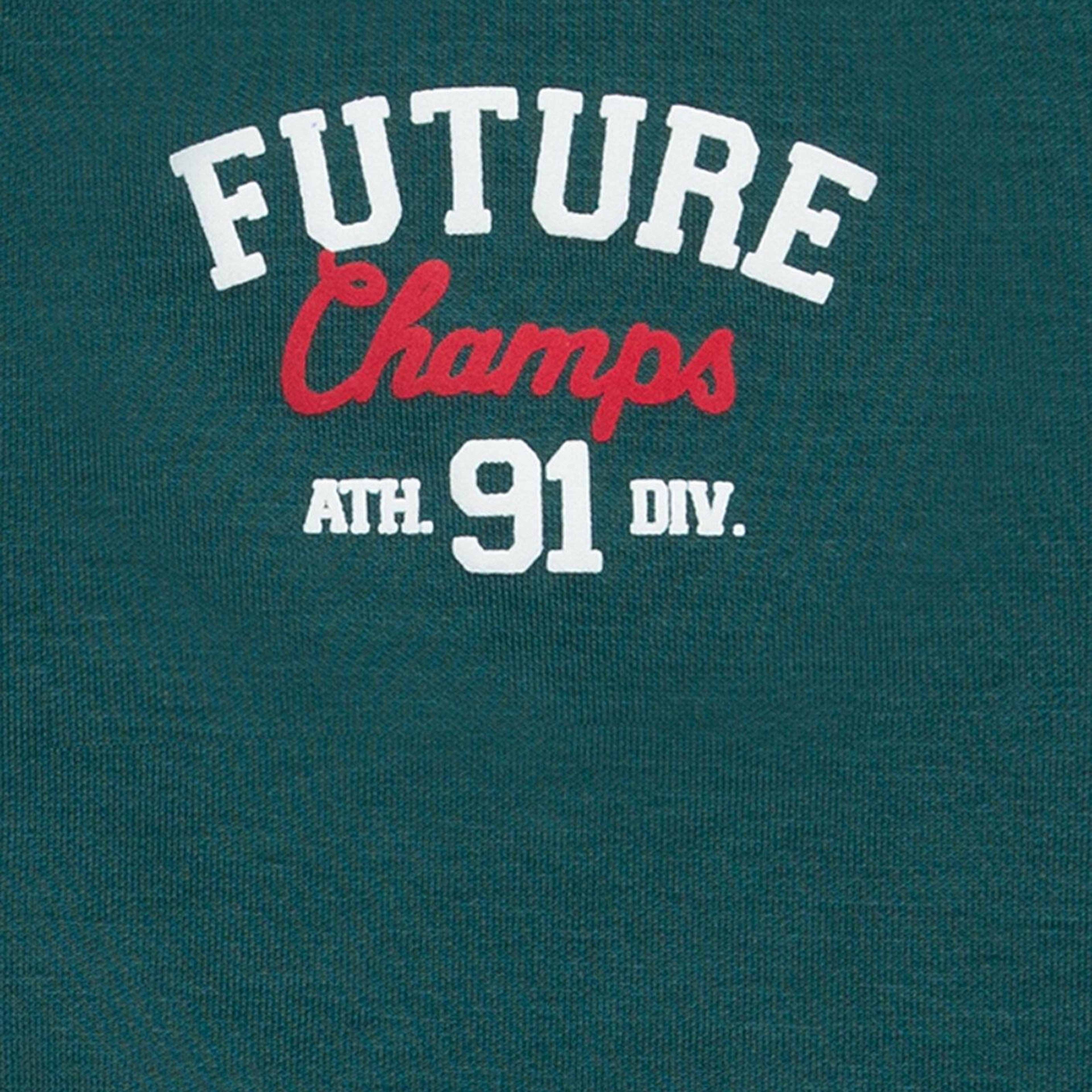 Mavi Kapüşonlu Yeşil Sweatshirt 6S10183-71932