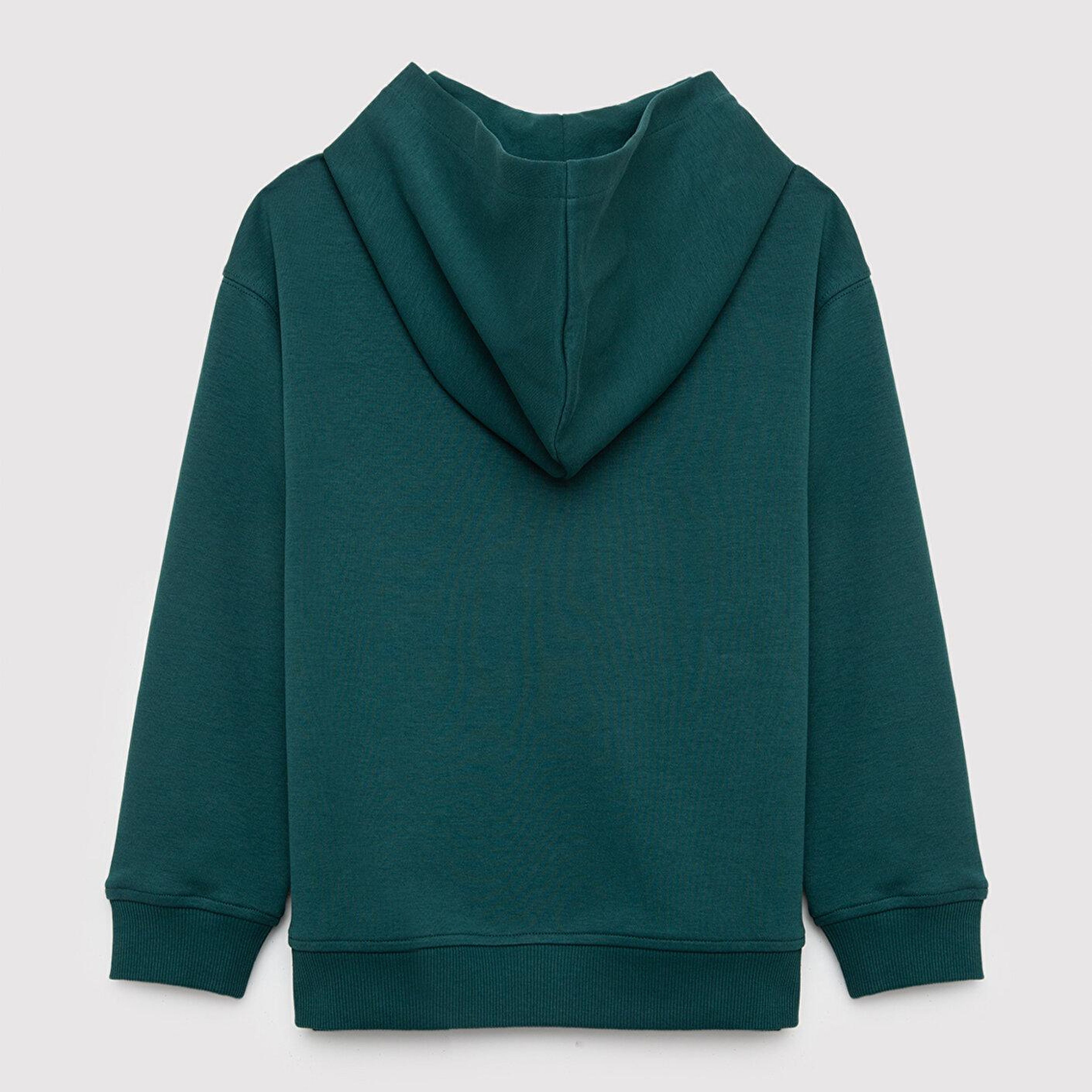 Mavi Kapüşonlu Yeşil Sweatshirt 6S10183-71932