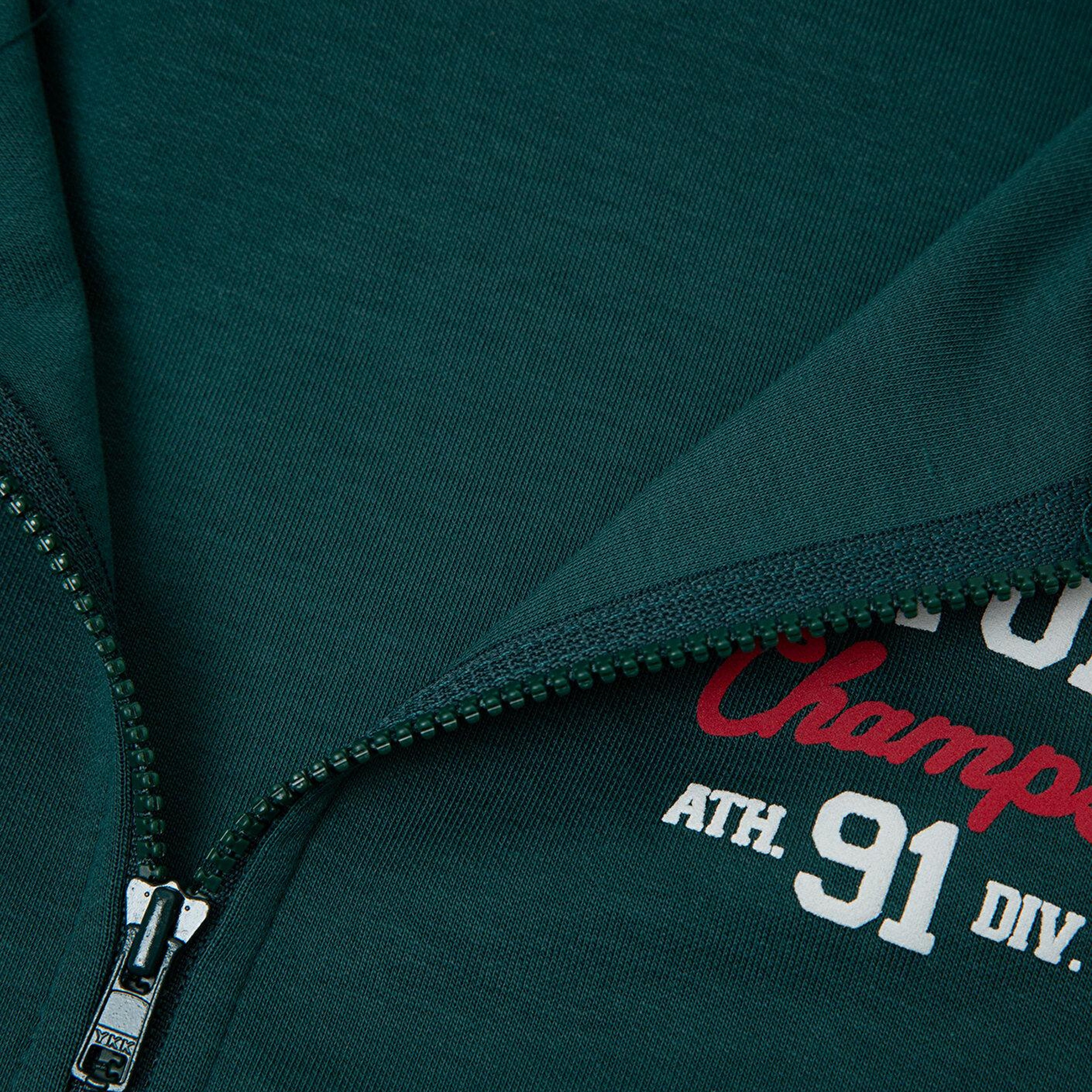 Mavi Kapüşonlu Yeşil Sweatshirt 6S10183-71932
