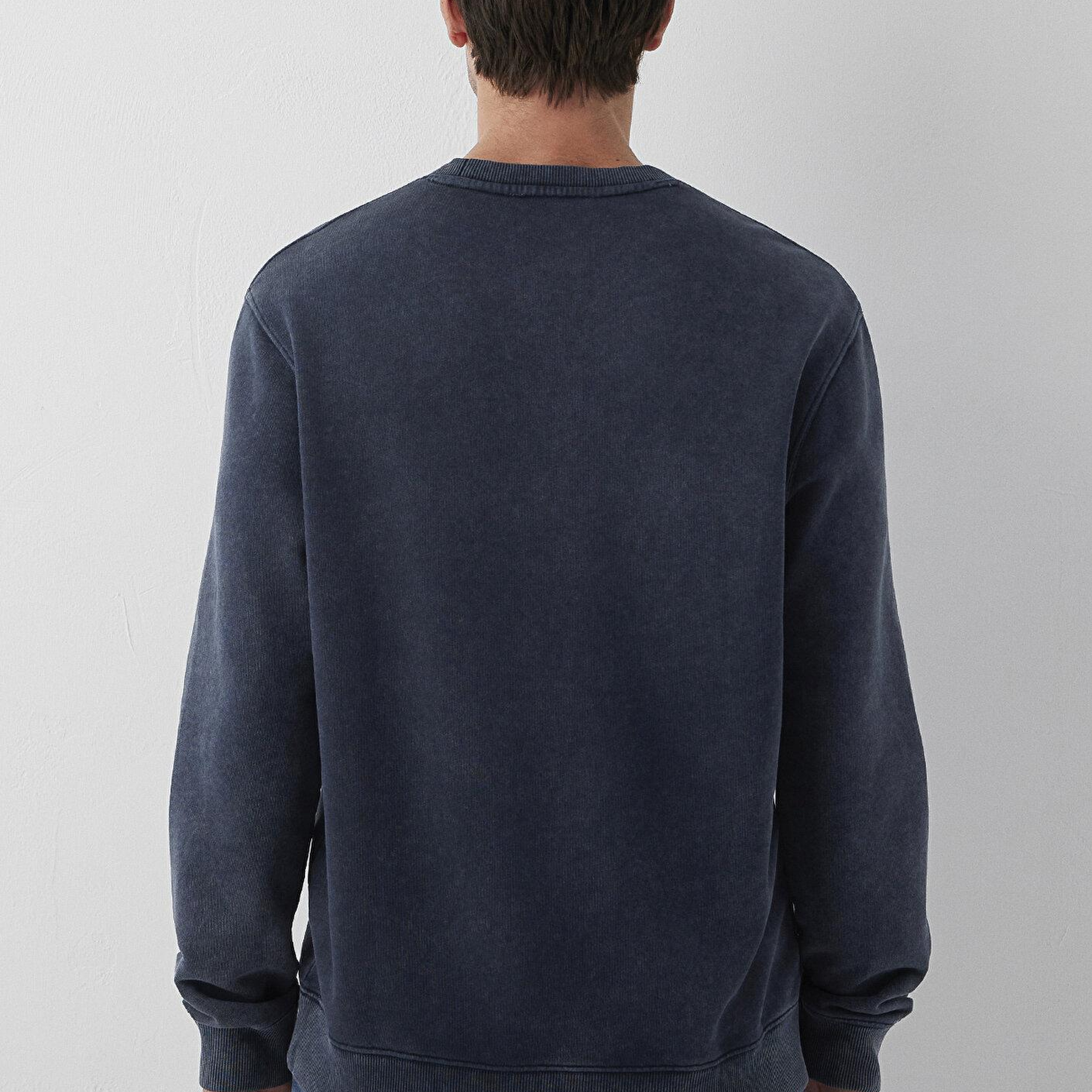 Mavi Mavi Logo Baskılı Lacivert Sweatshirt 0S20102-70489