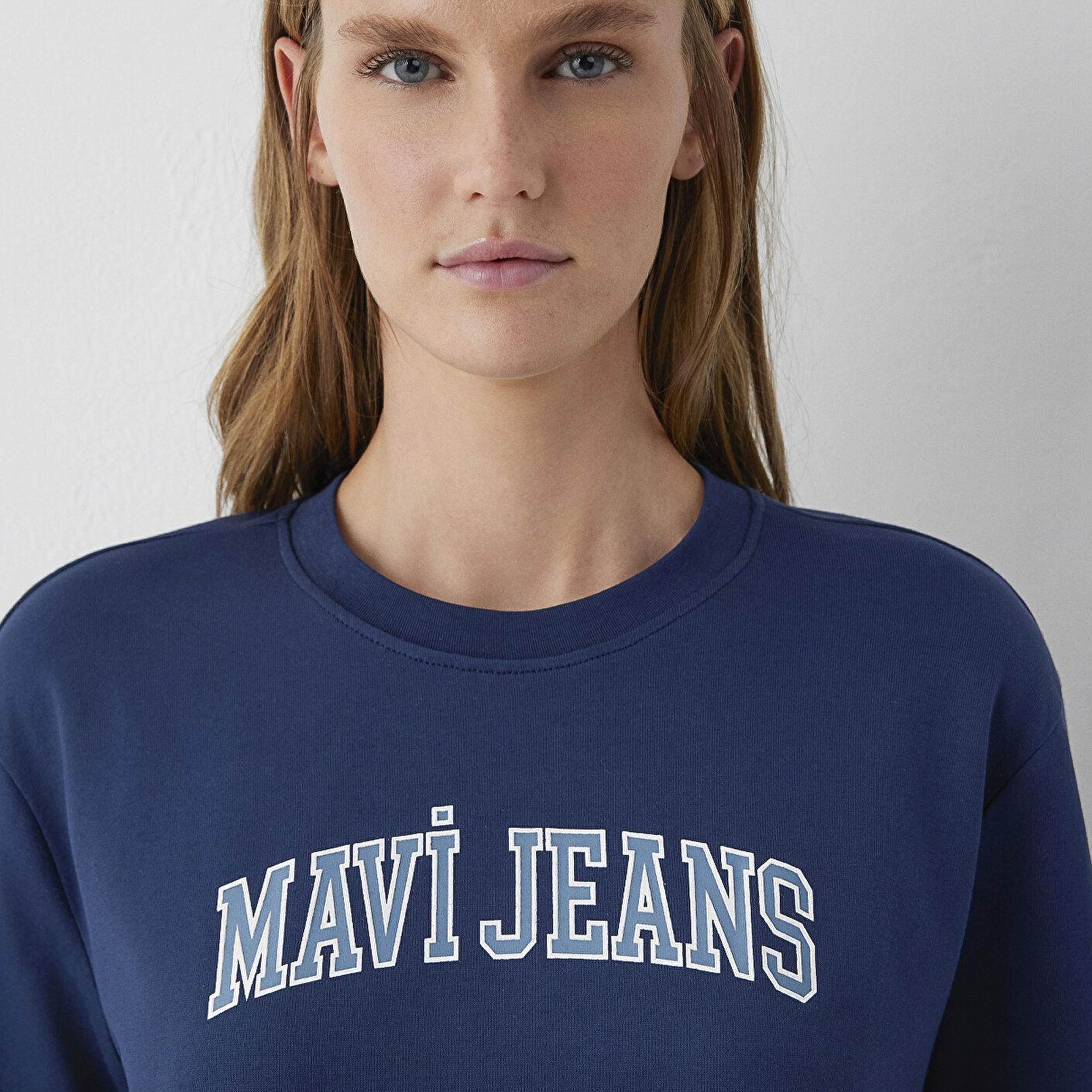 Mavi Mavi Jeans Baskılı Lacivert Tişört Regular Fit / Normal Kesim 1614381-70488