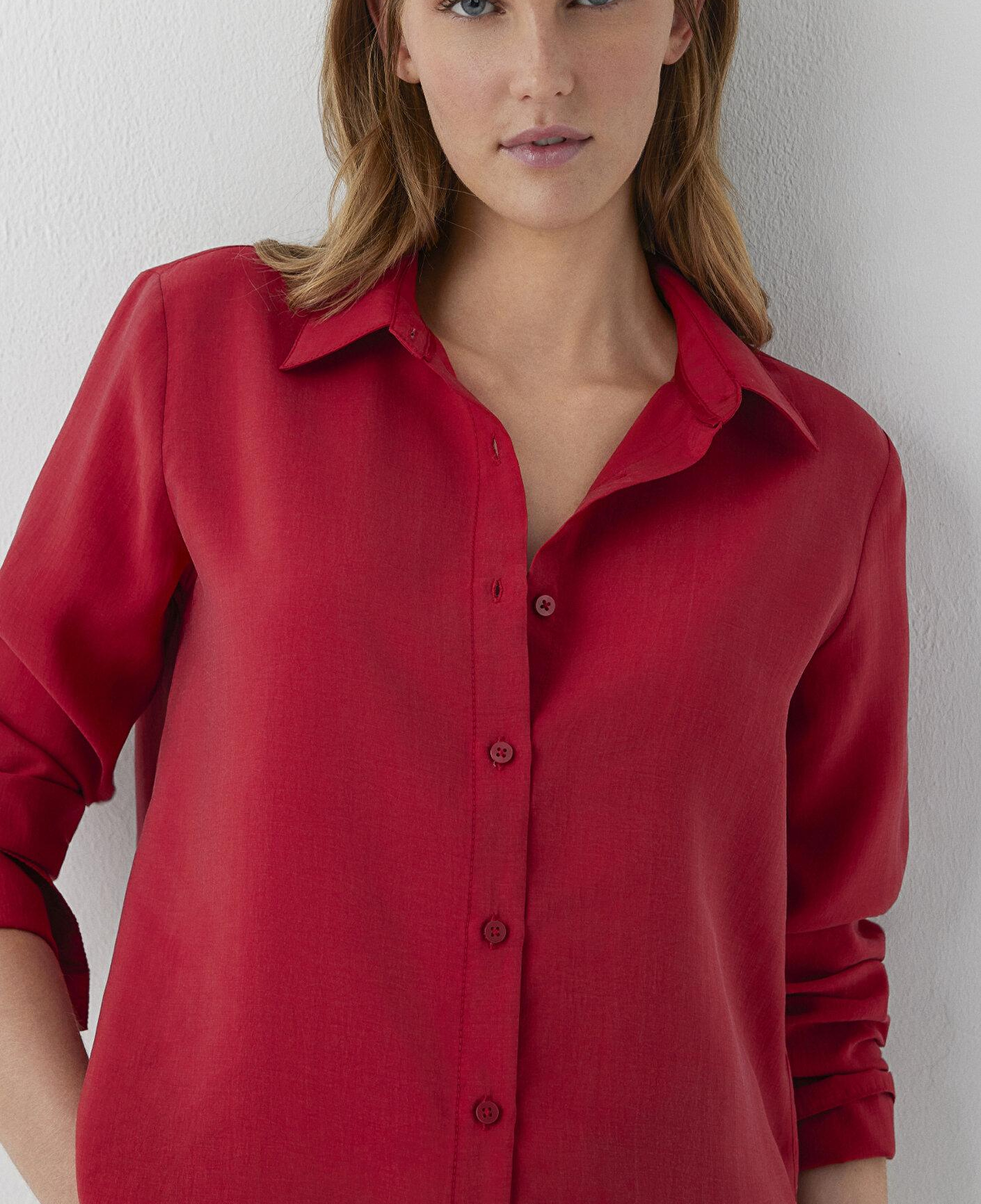 Mavi Kırmızı Gömlek Regular Fit / Normal Kesim 1220389-70464