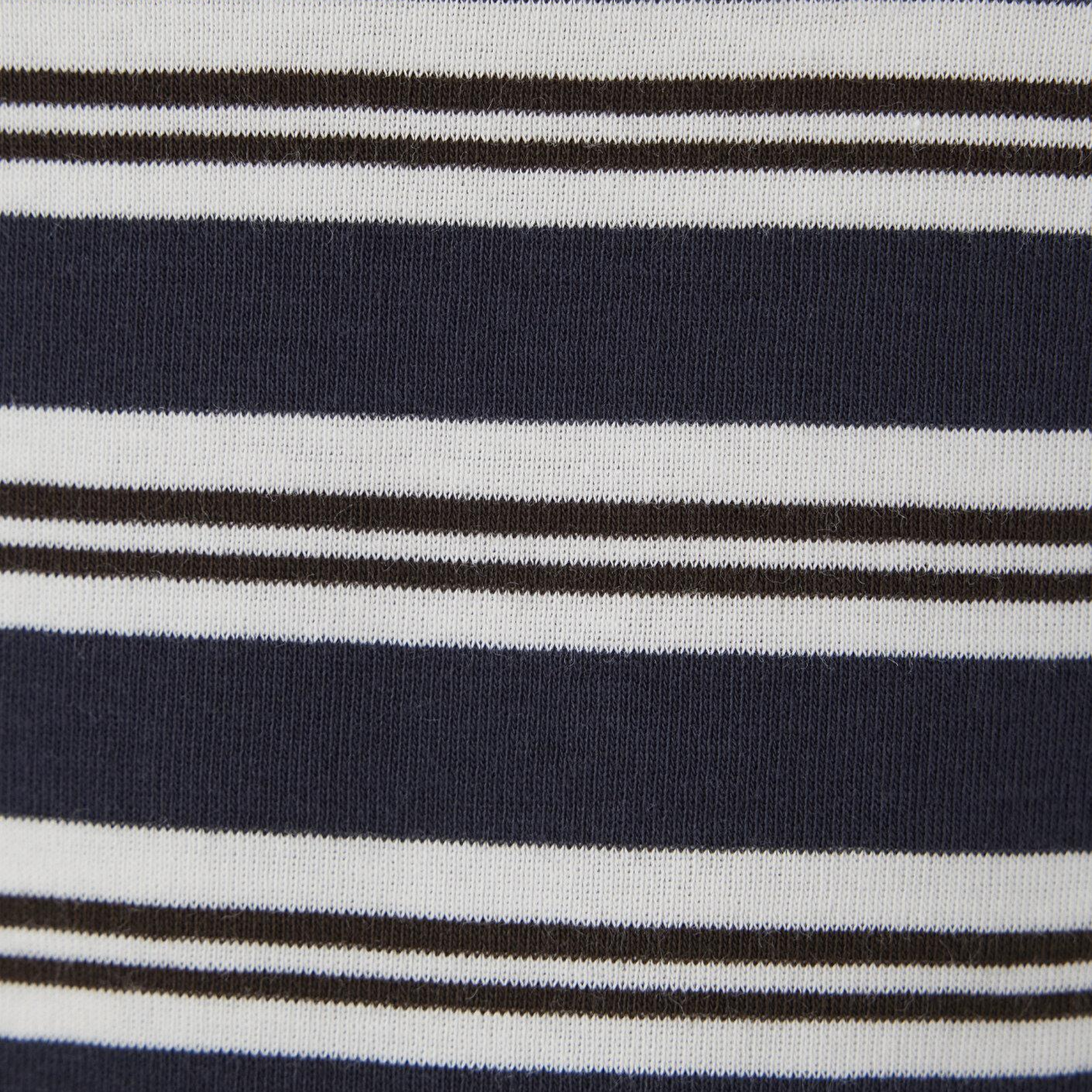Mavi Çizgili Tişört Fitted / Vücuda Oturan Kesim 1620174-91600
