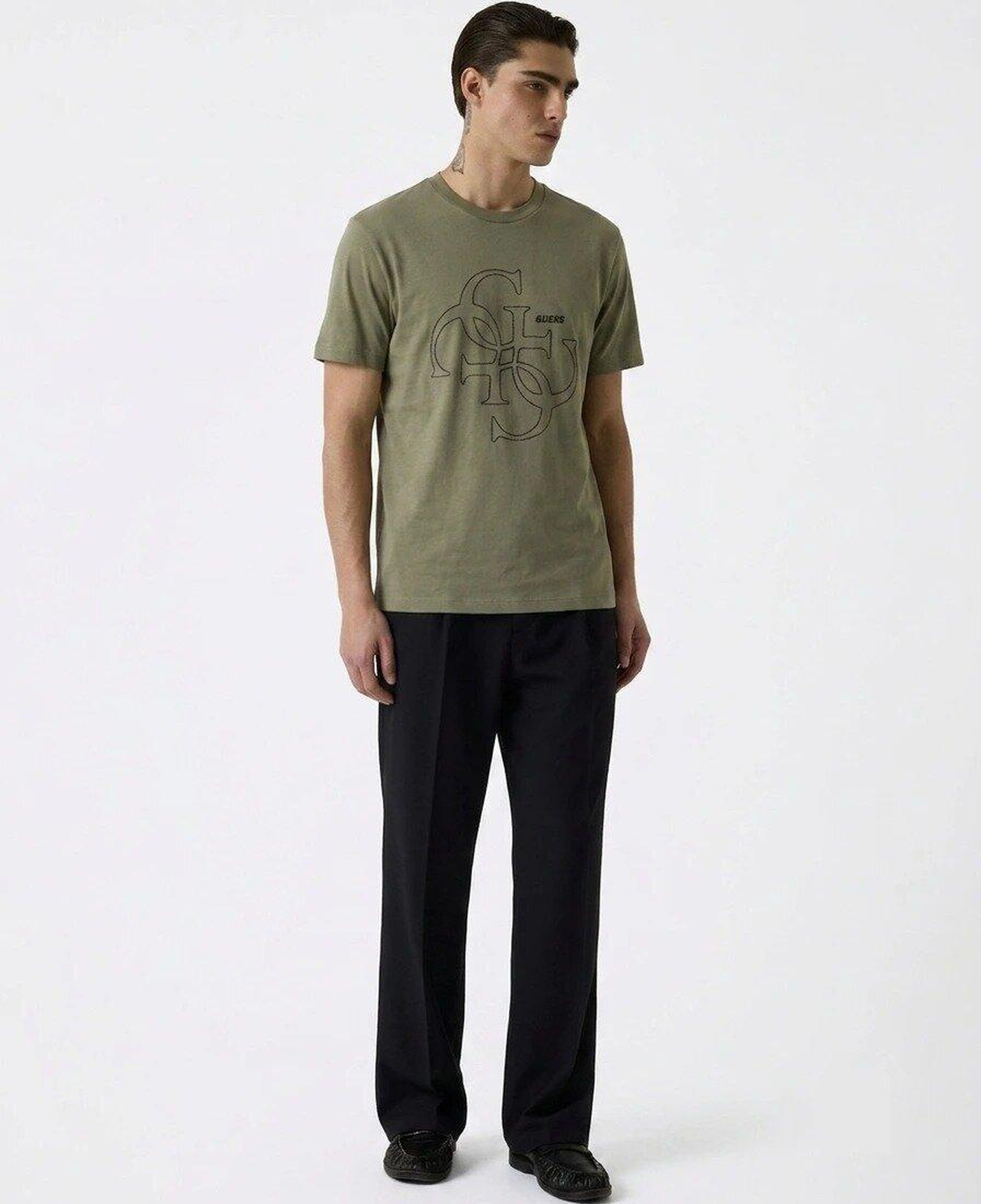 Tiberio Erkek Aktif Oversize Fit T-Shirt
