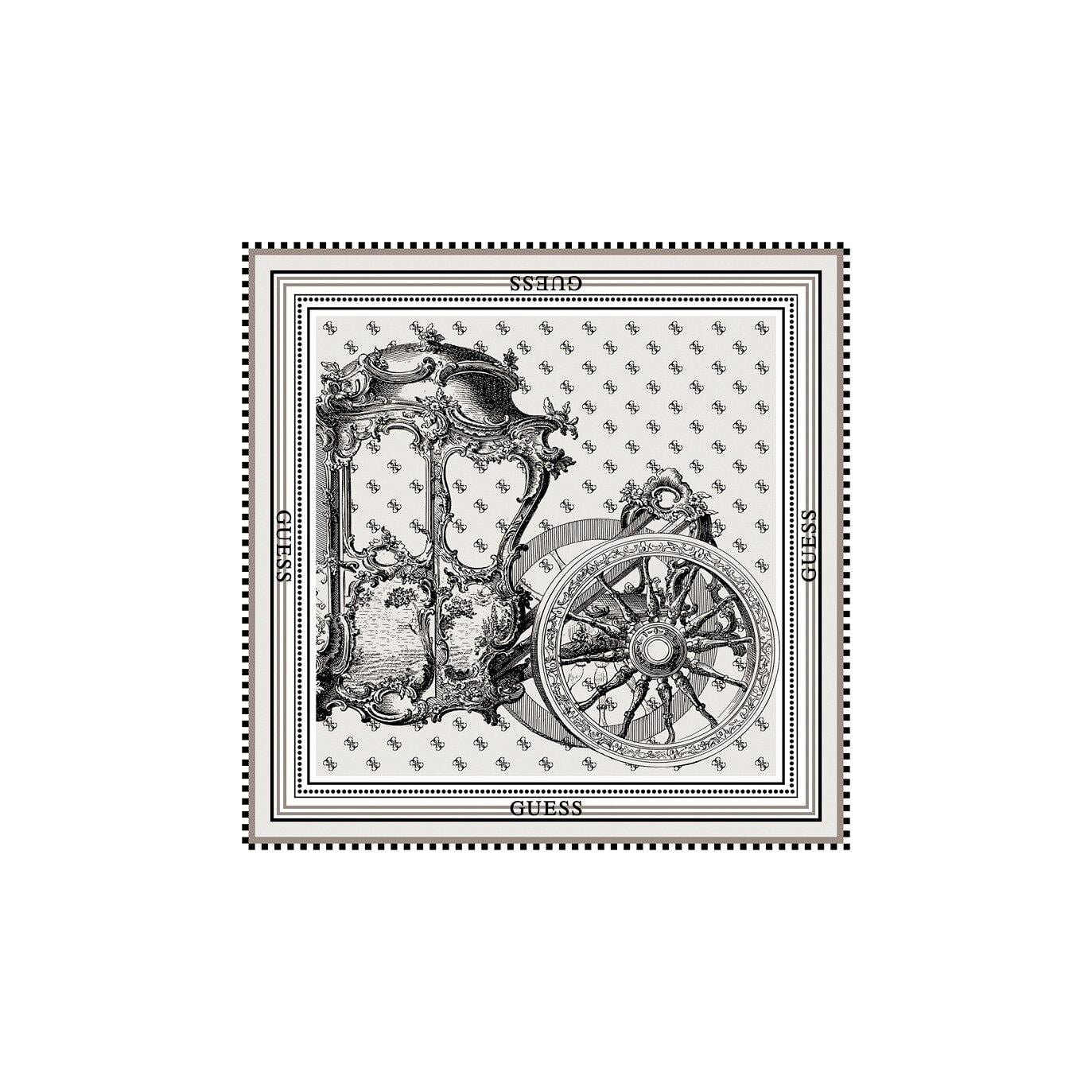 Desenli Çok Renkli İpek 140X140 Eşarp