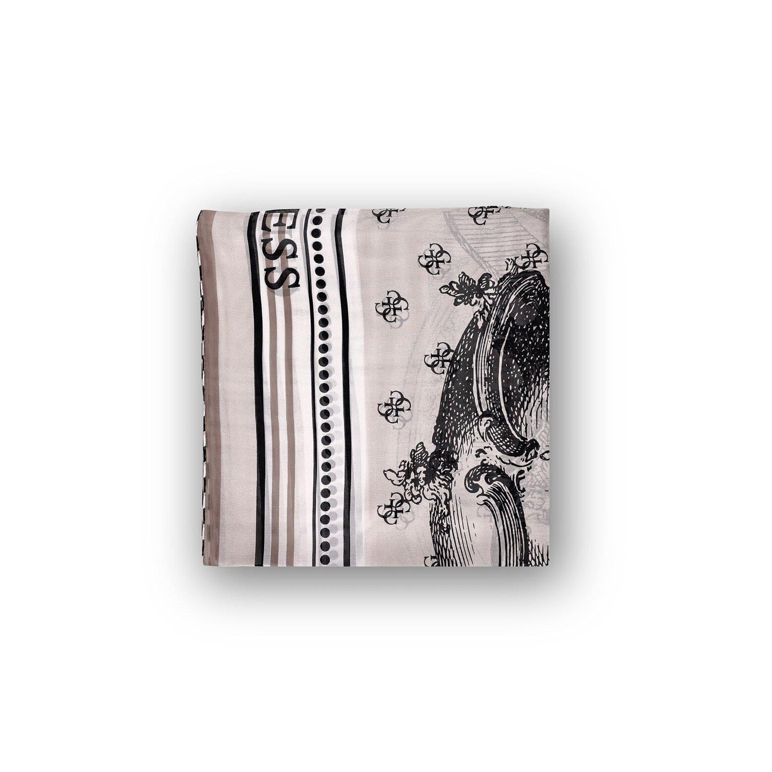 Desenli Çok Renkli İpek 140X140 Eşarp