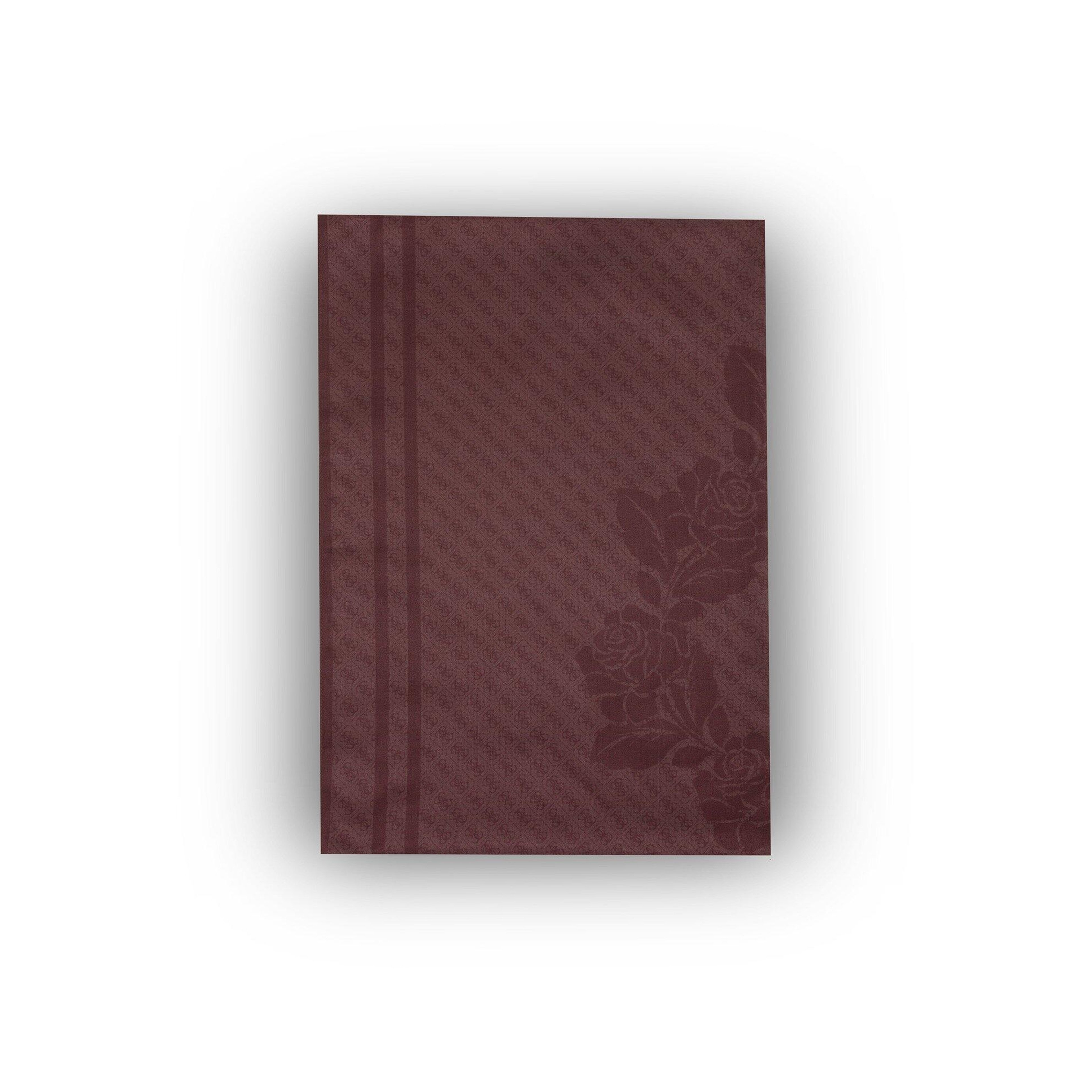 Gül Desenli Bordo İpek Pamuk 70X200 Şal