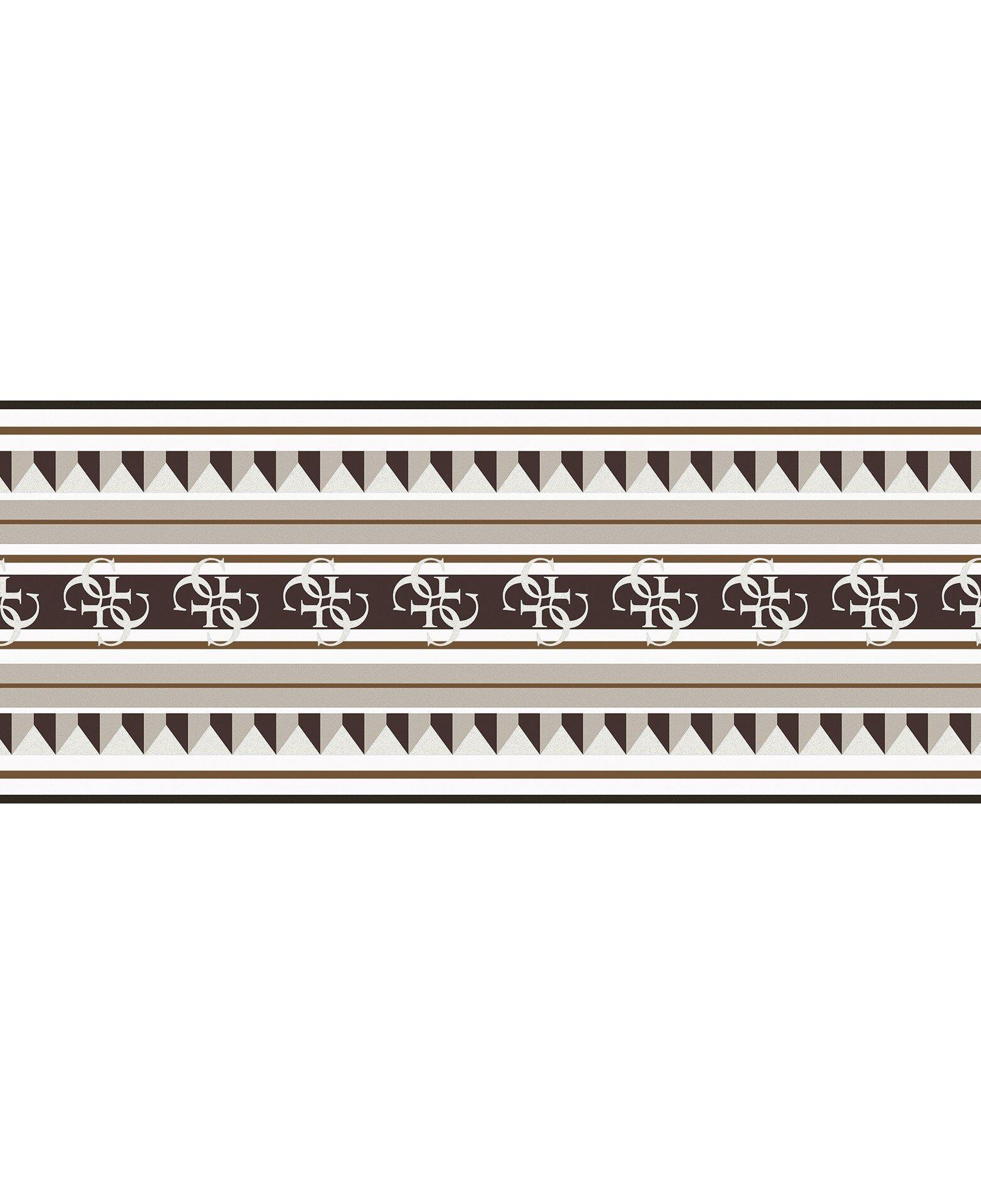 4G Logo Kahverengi İpek 70X200 Şal