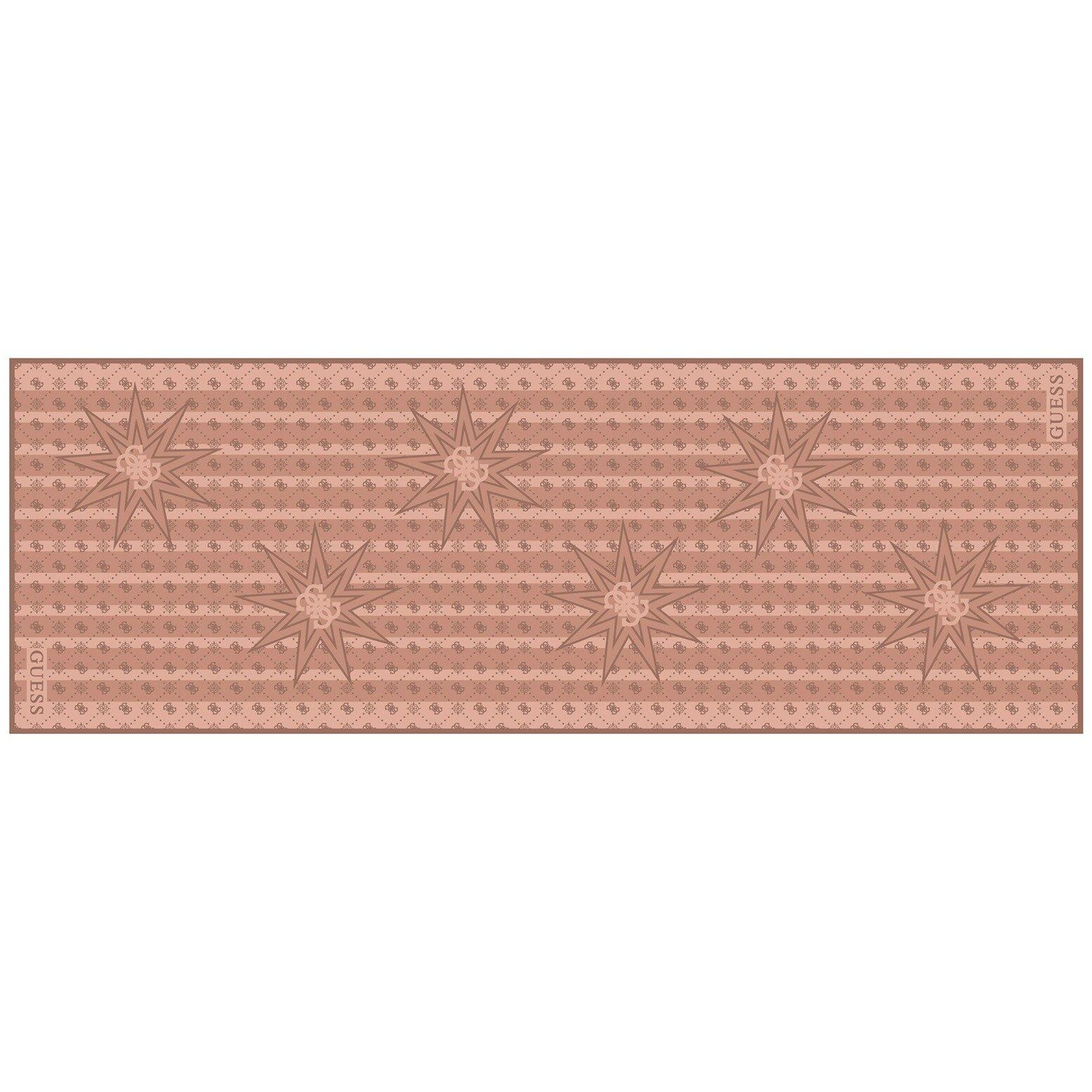 Monogram Pembe İpek Pamuk 70X200 Şal