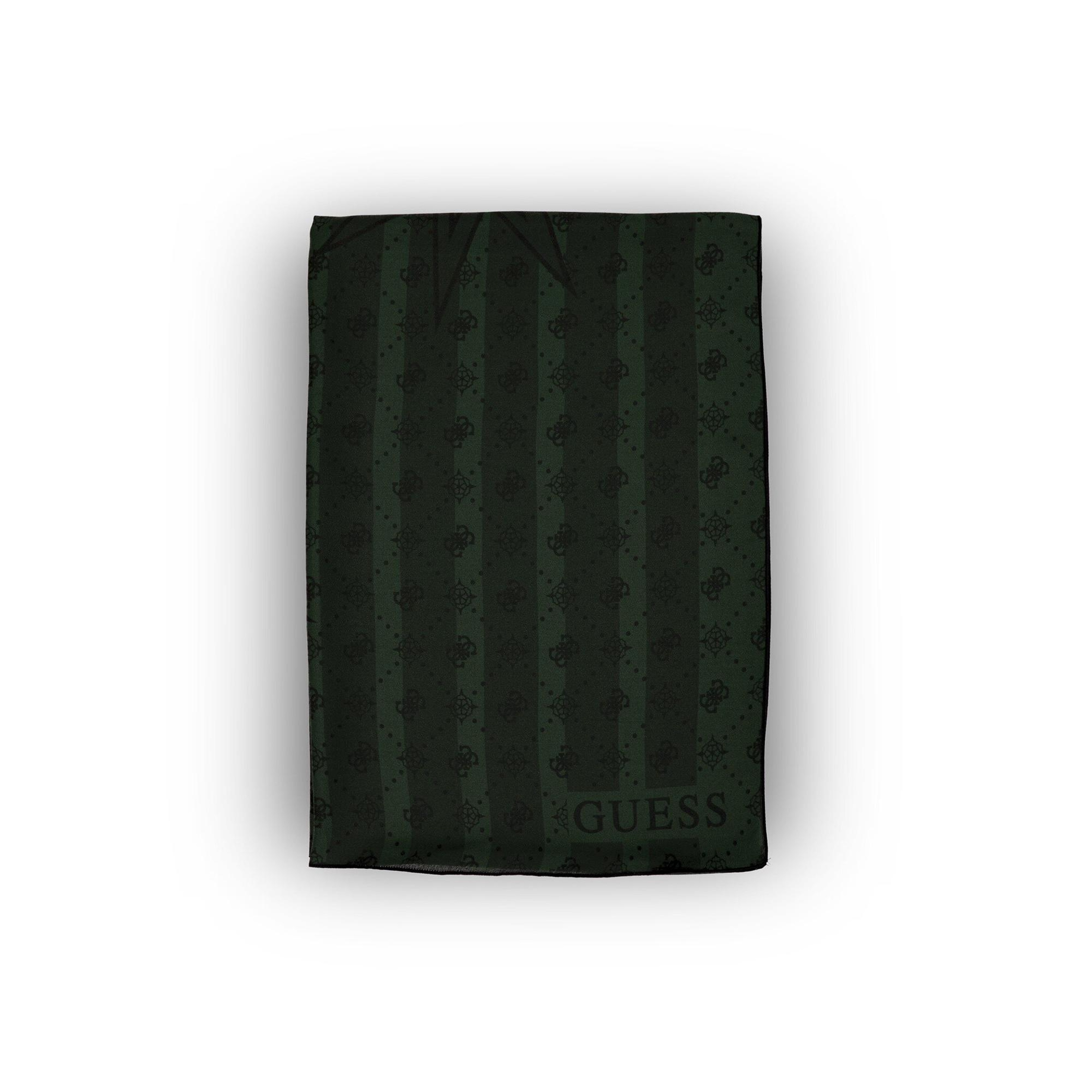Monogram Haki İpek Pamuk 70X200 Şal