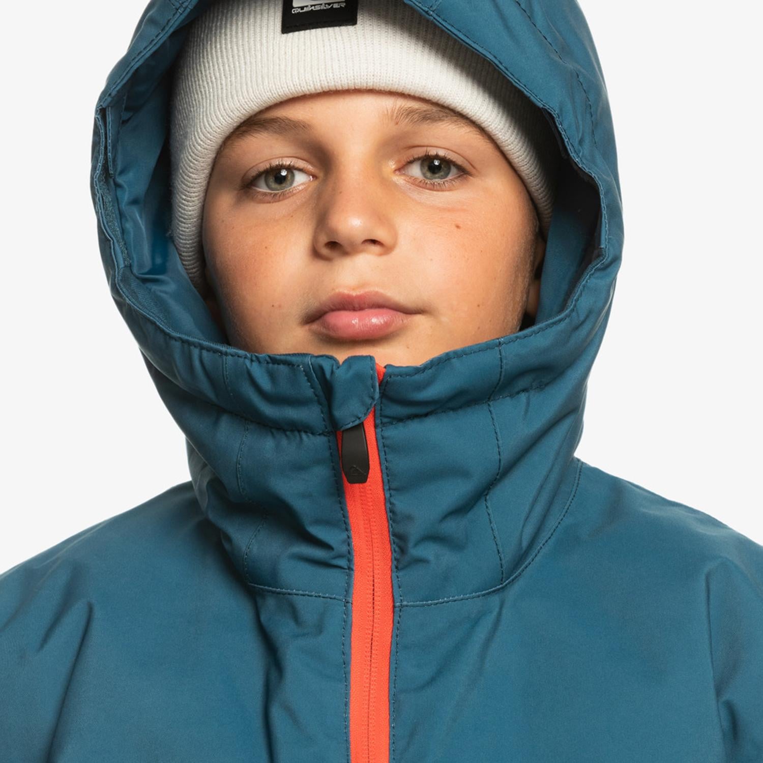 Quiksilver Mission Engineered Youth Erkek Çocuk Mavi Snowboard Ceketi