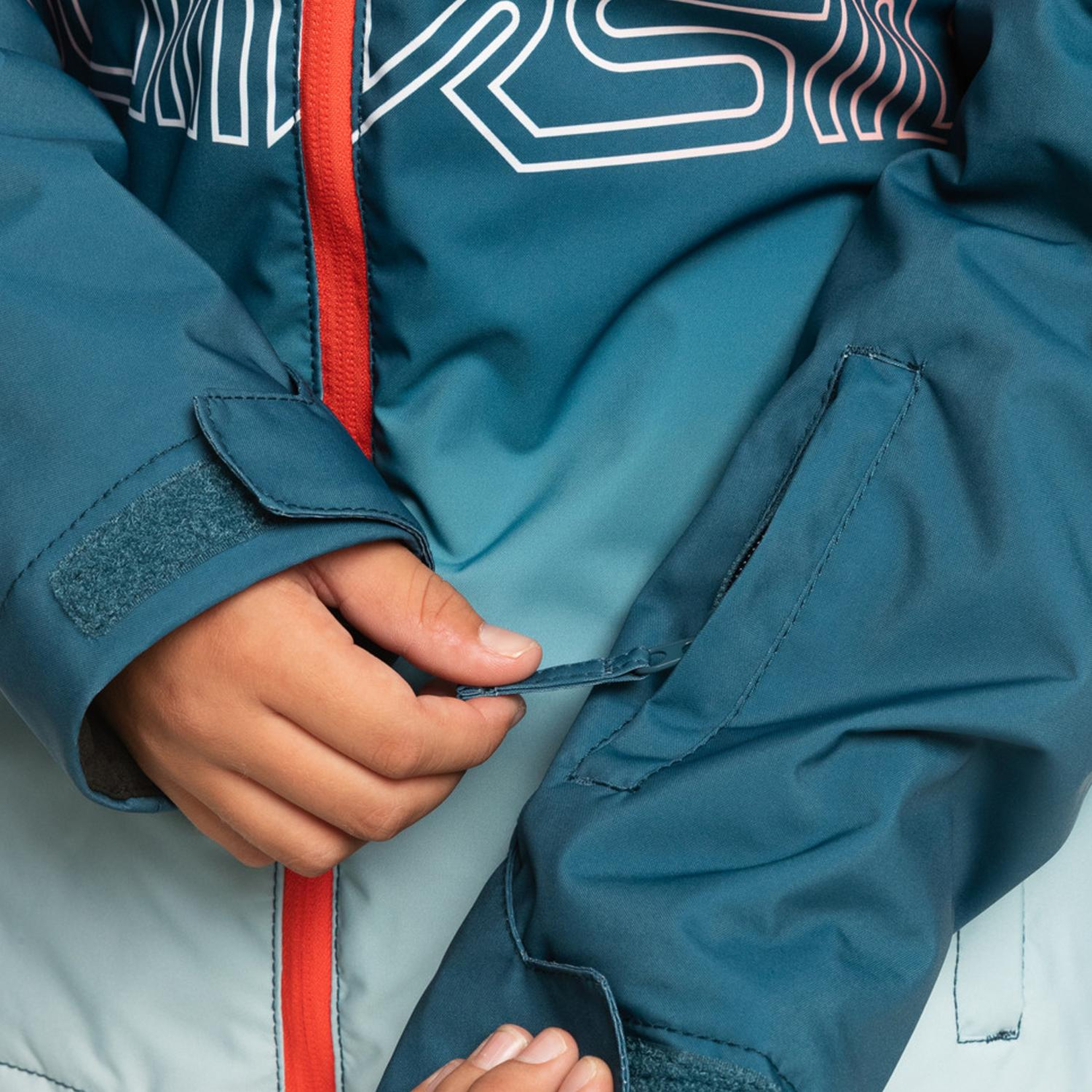 Quiksilver Mission Engineered Youth Erkek Çocuk Mavi Snowboard Ceketi