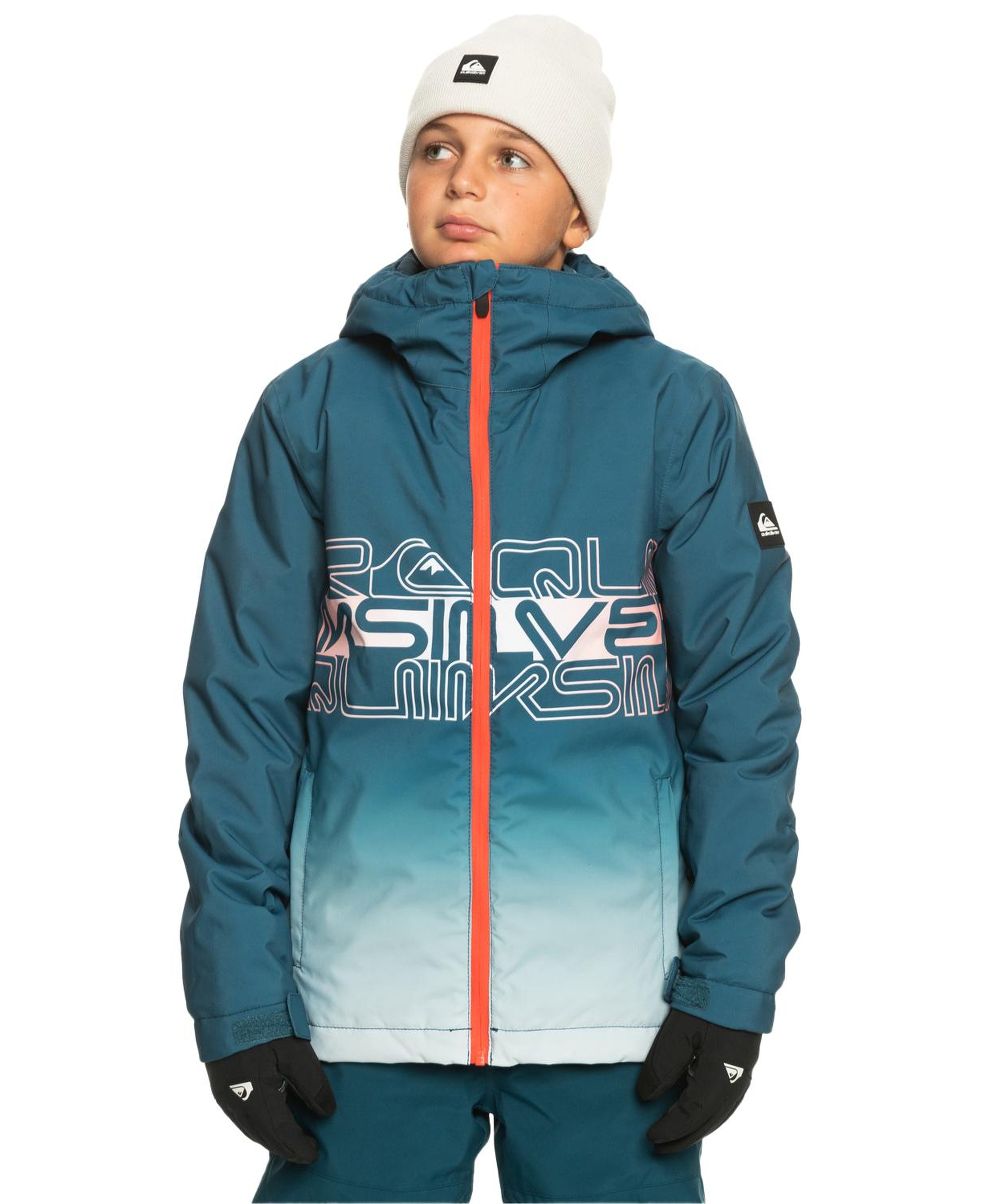 Quiksilver Mission Engineered Youth Erkek Çocuk Mavi Snowboard Ceketi