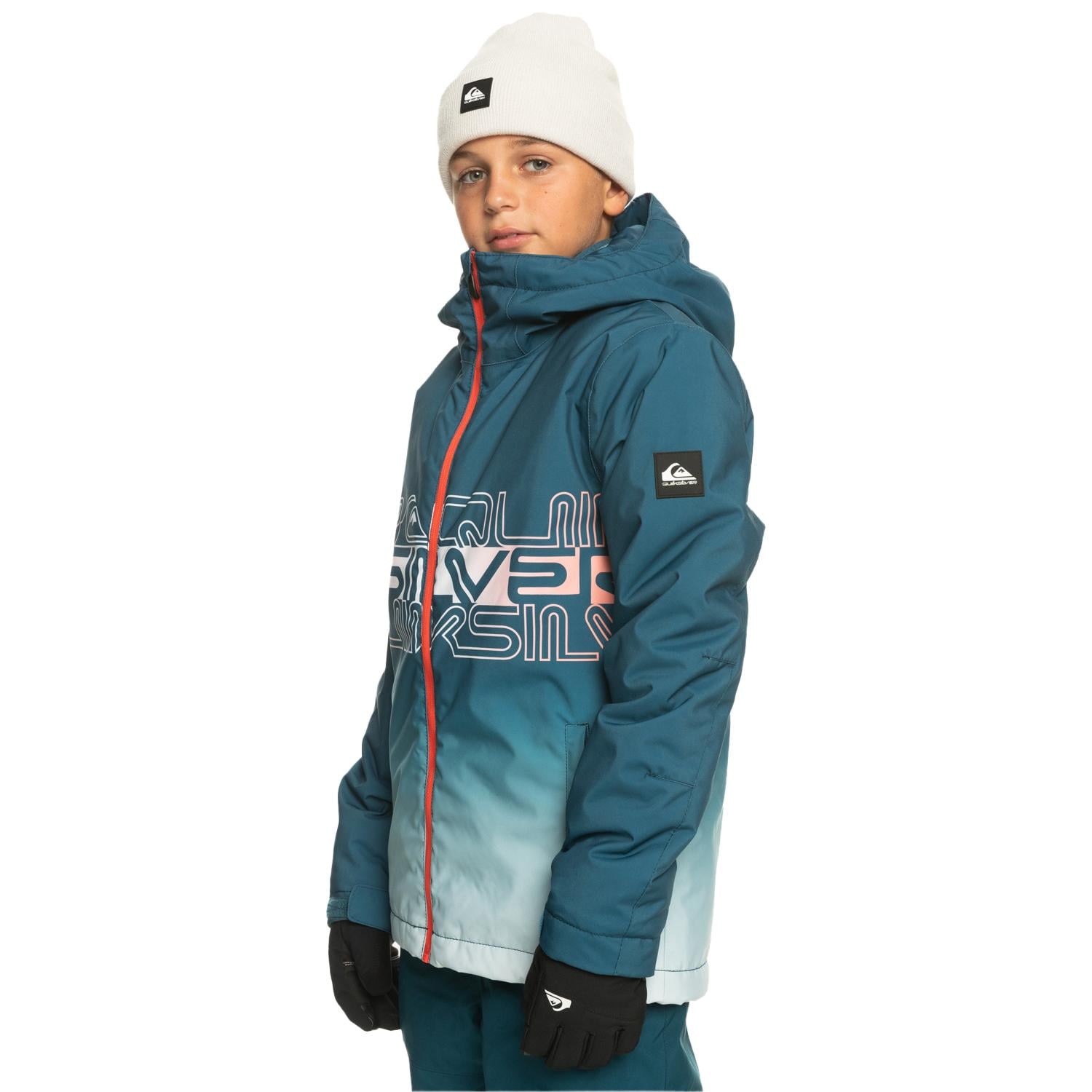 Quiksilver Mission Engineered Youth Erkek Çocuk Mavi Snowboard Ceketi