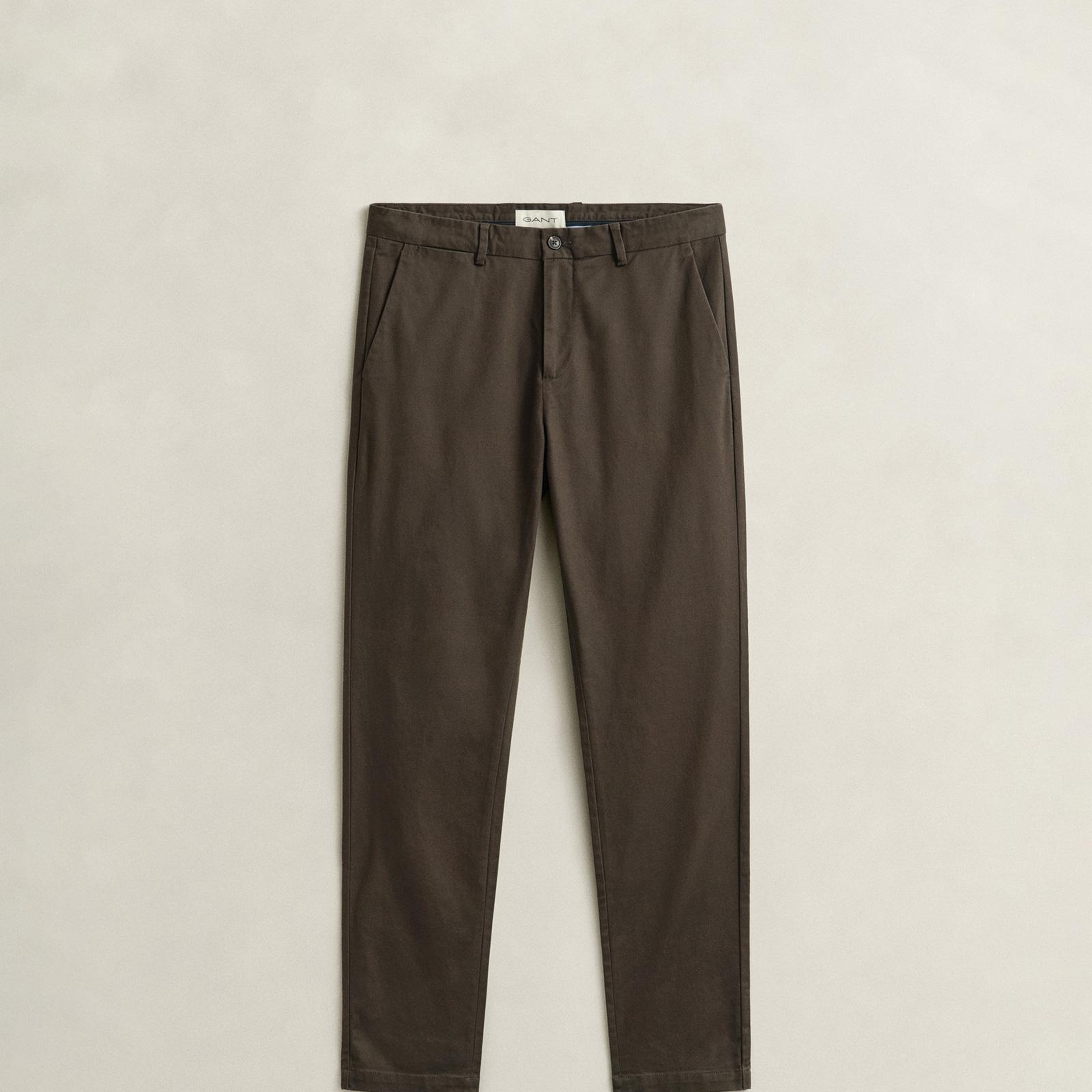 GANT Erkek Kahverengi Slim Fit Chino Pantolon