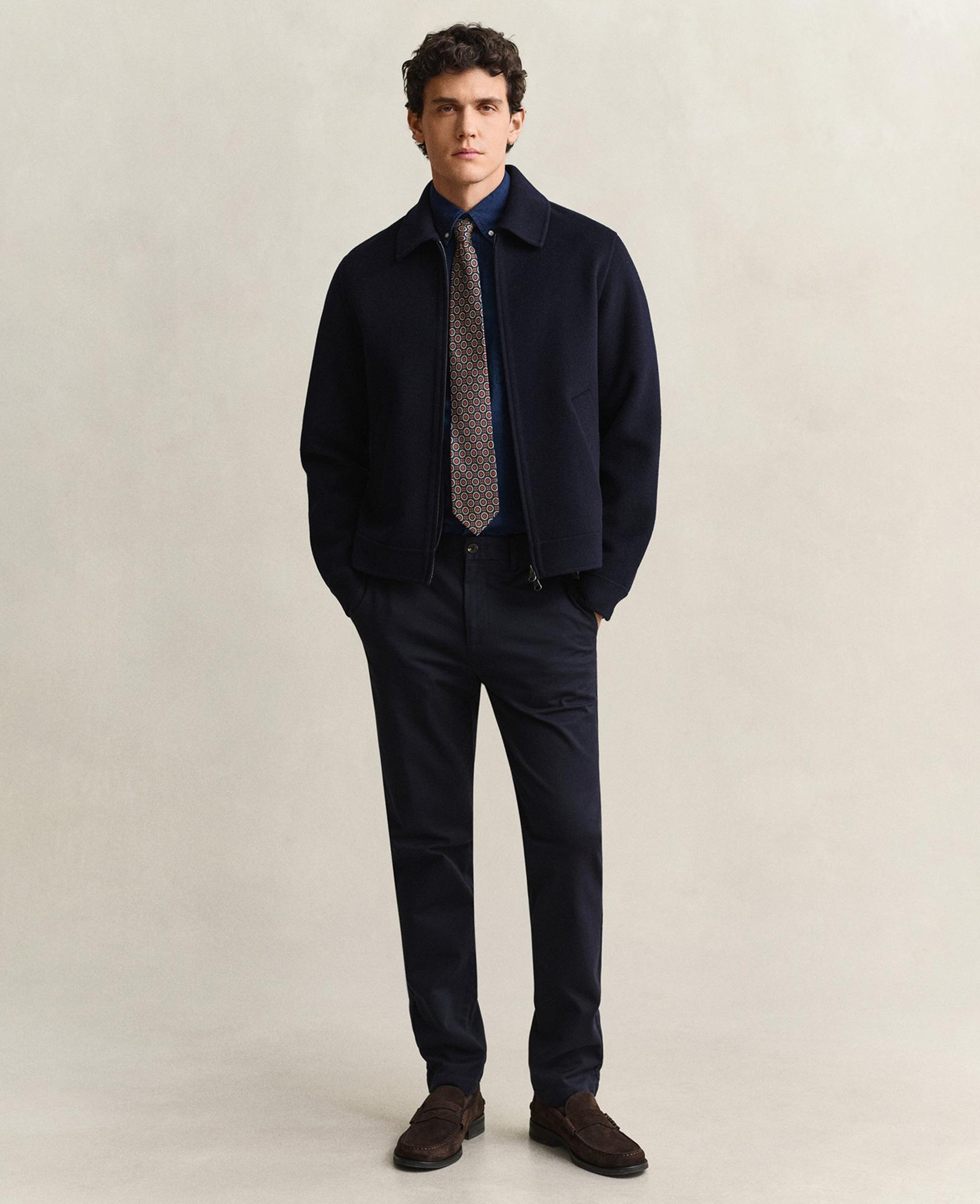 GANT Erkek Lacivert Slim Fit Chino Pantolon