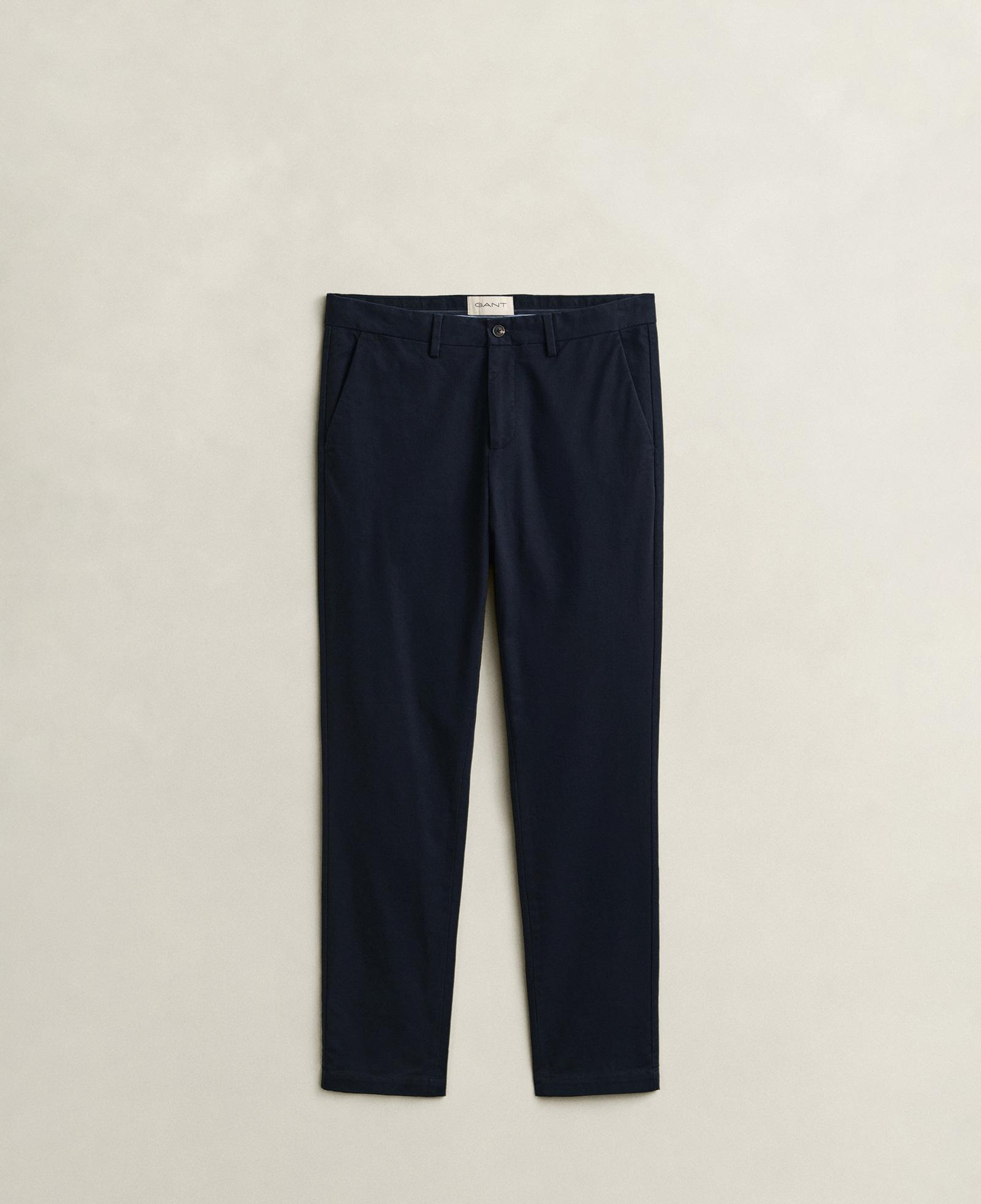 GANT Erkek Lacivert Slim Fit Chino Pantolon