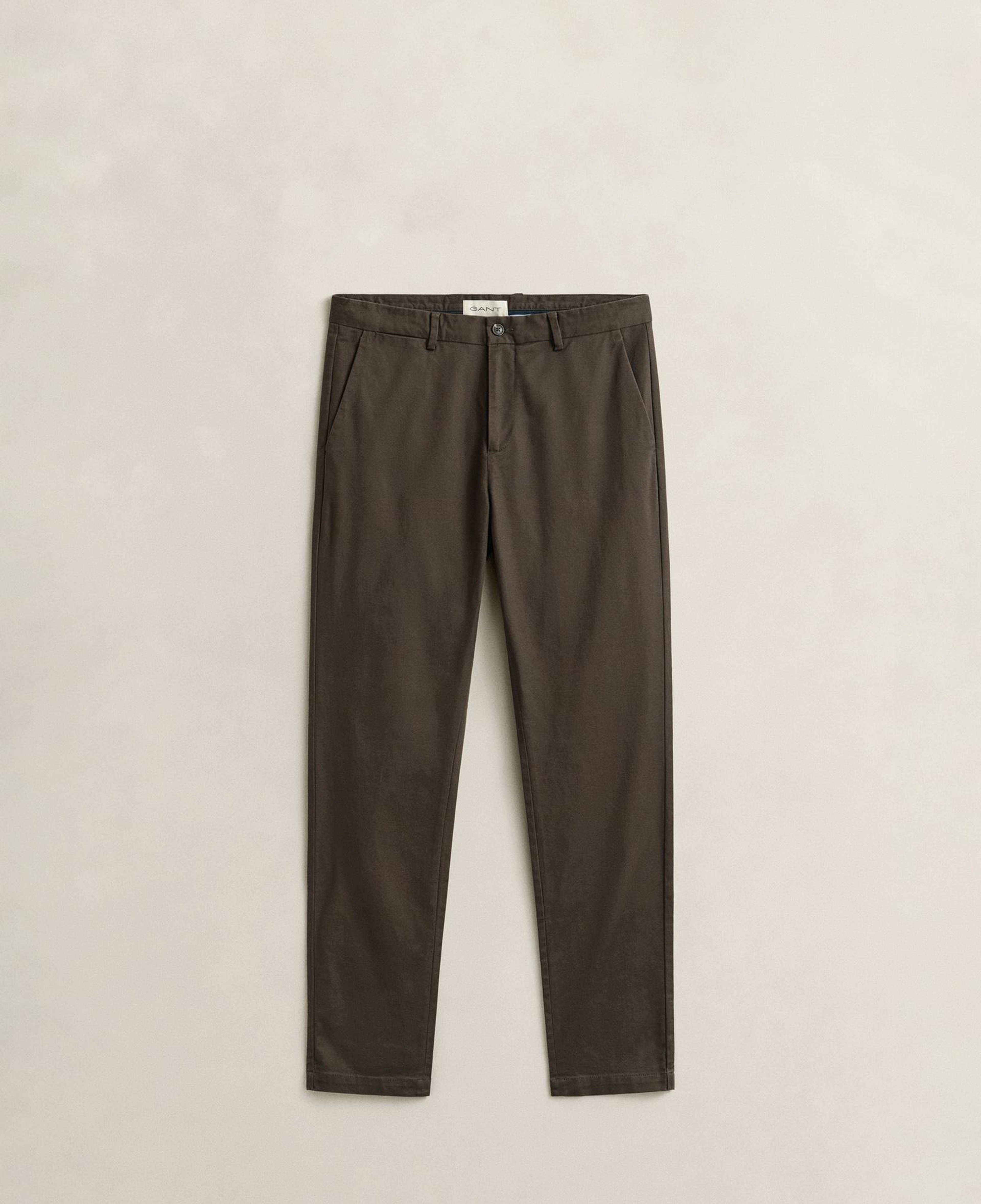 GANT Erkek Kahverengi Slim Fit Chino Pantolon
