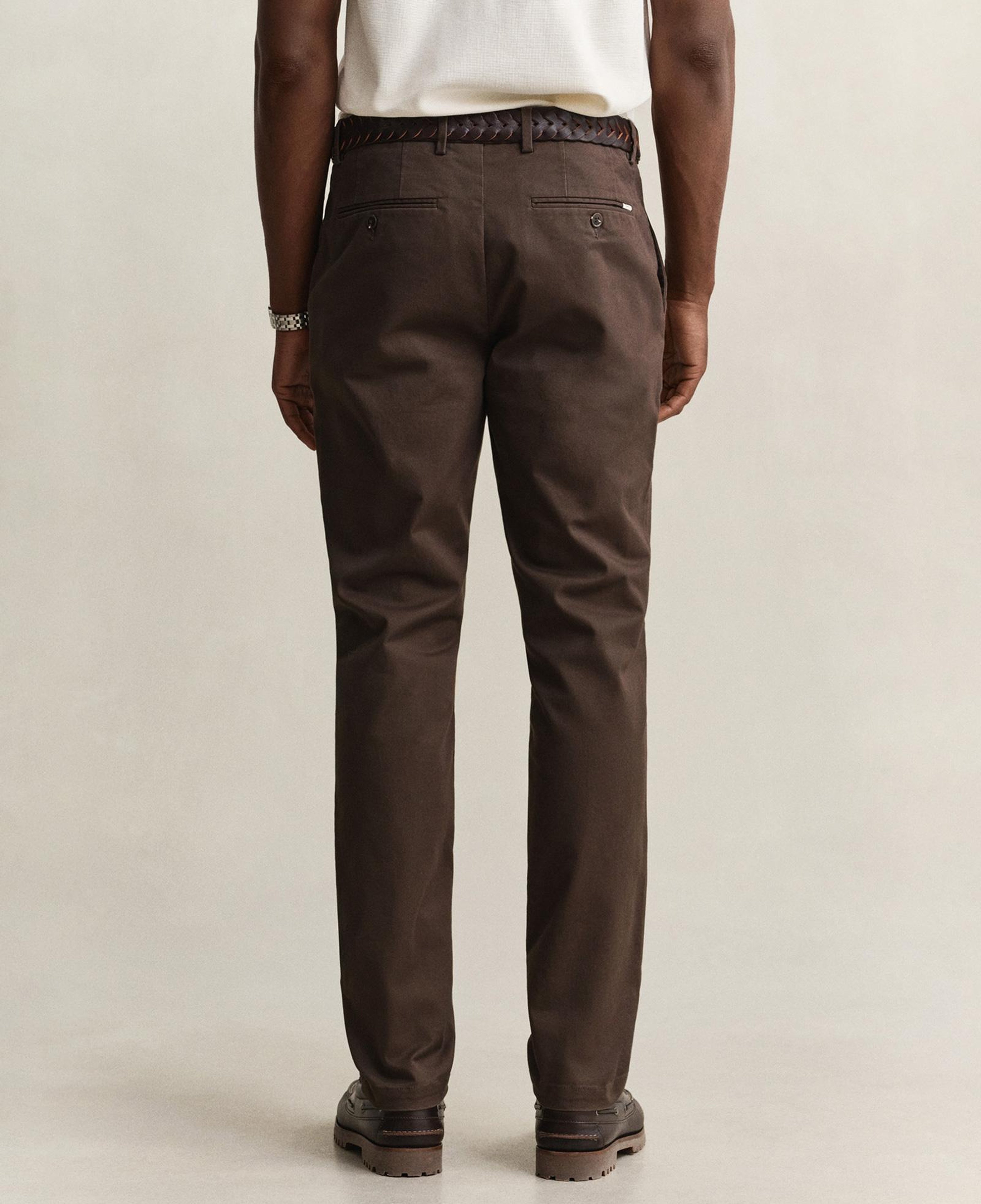 GANT Erkek Kahverengi Slim Fit Chino Pantolon