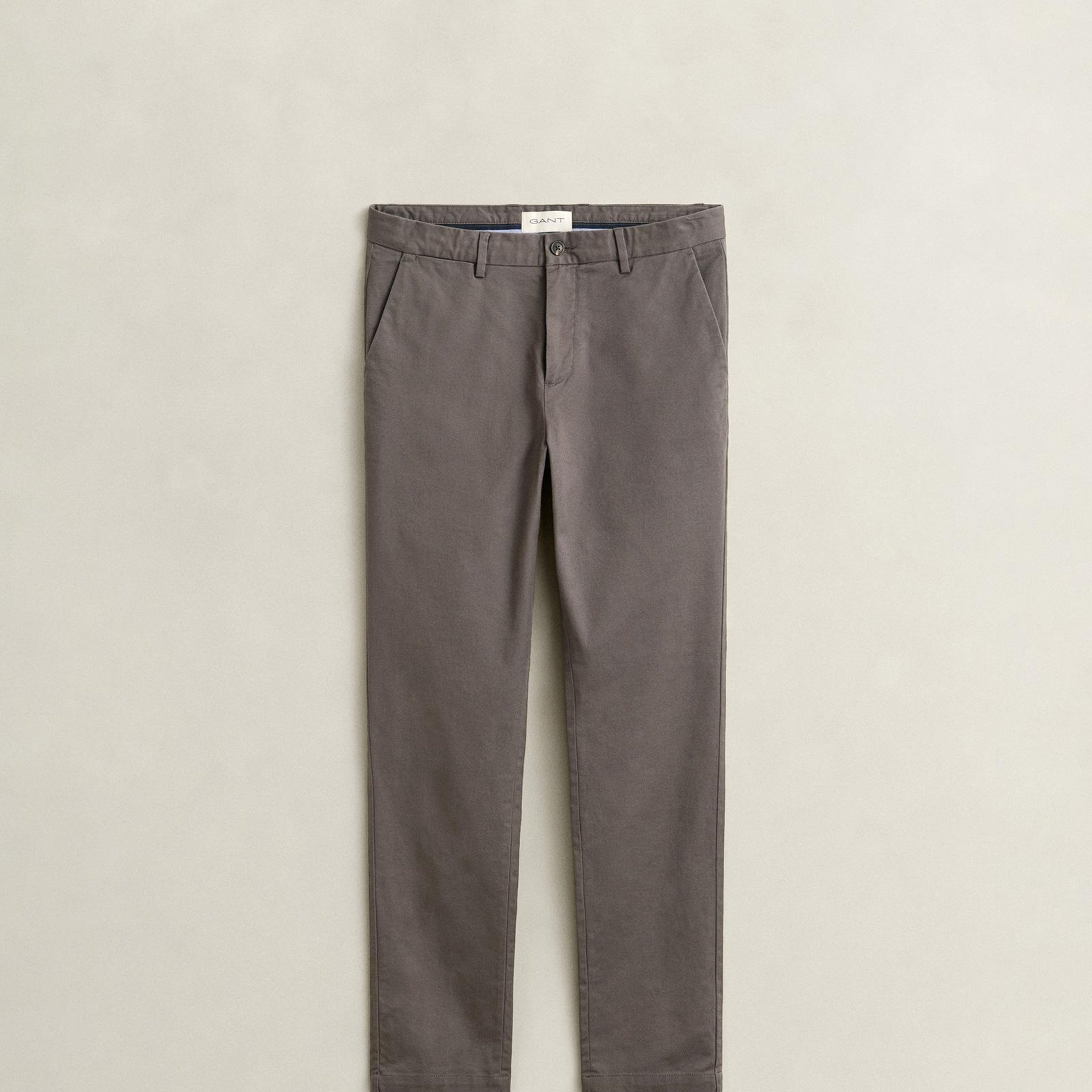 GANT Erkek Gri Slim Fit Chino Pantolon